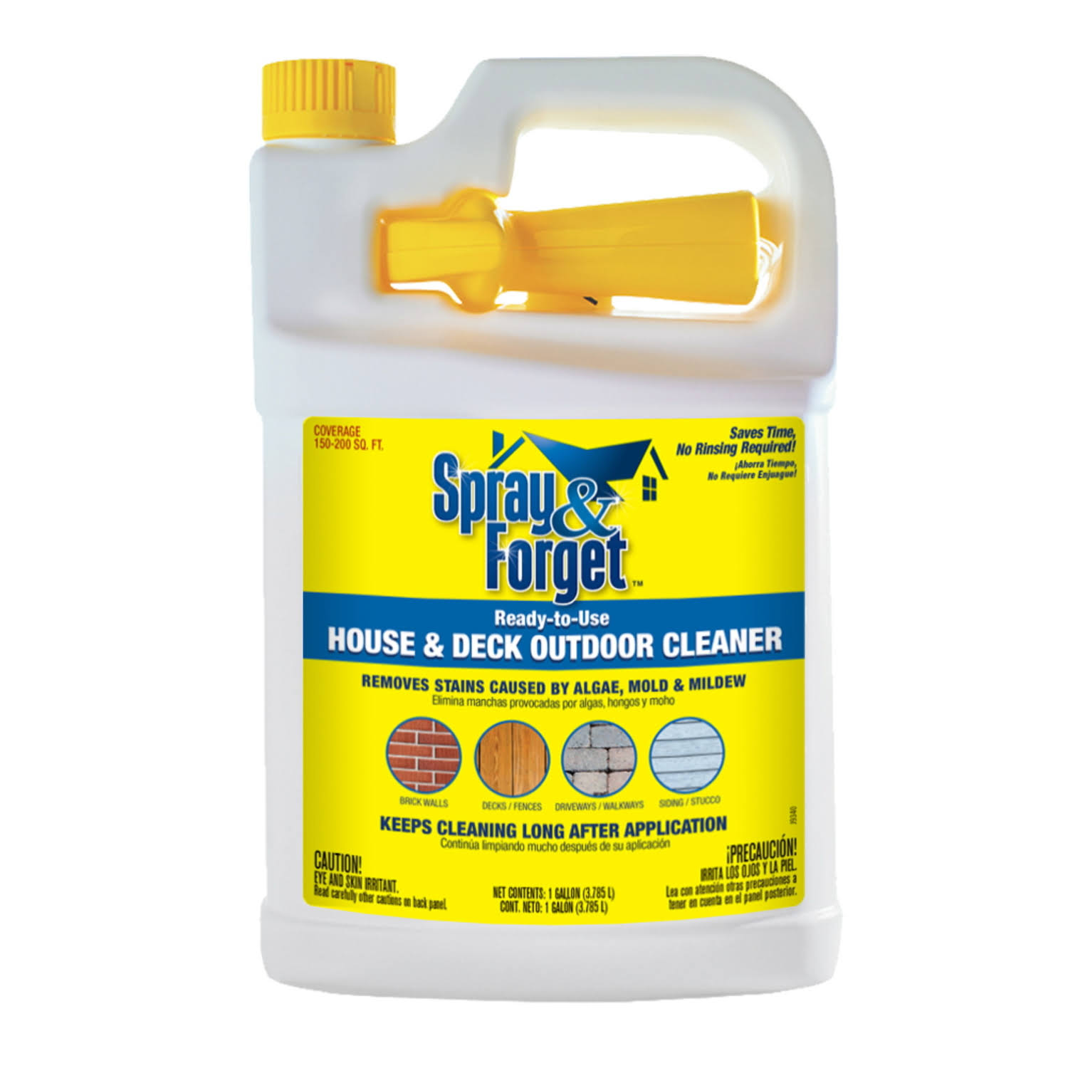 Spray & Forget 1 Gal House and Deck Outdoor Cleaner