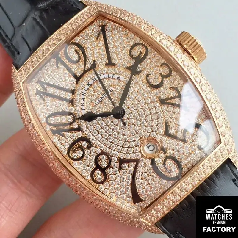 Franck Muller 8880 SC DT Rose Gold Diamonds Dial