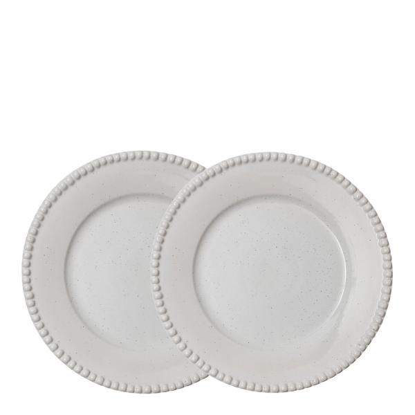 Daria tallerken 28 cm 2 stk cotton white