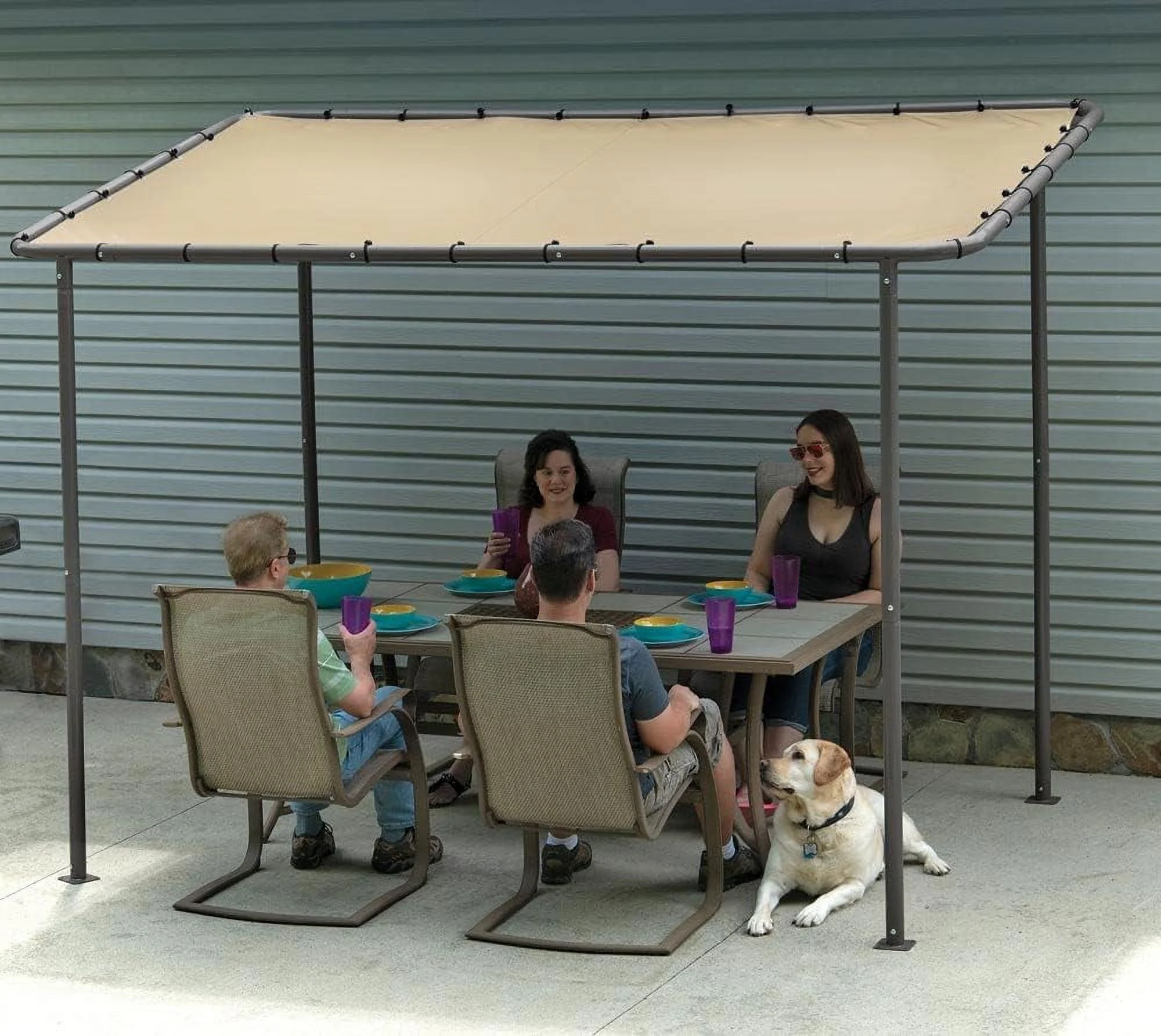 10' x 6' Outdoor Solano Canopy, Water Resistant Image 9