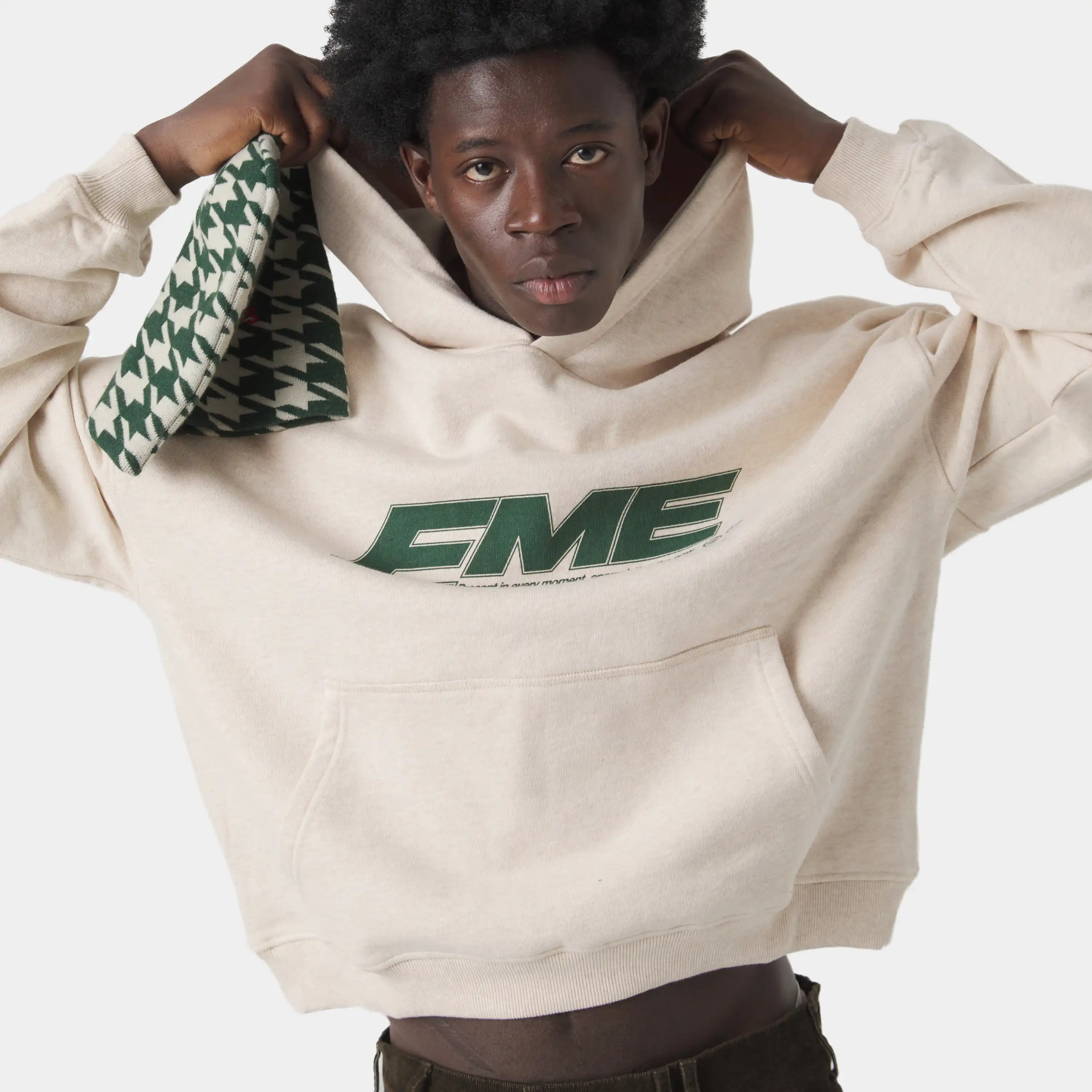 Ssamo Off Sand Oversized Hoodie