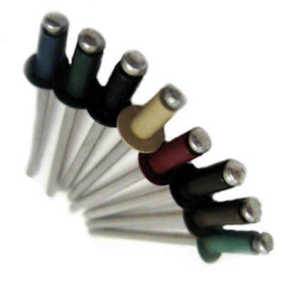 Scrooscoop Aluminum Blind Rivets #42, Colonial Gray, 1/8 in Diameter, 100-Pack (83SC42D36)