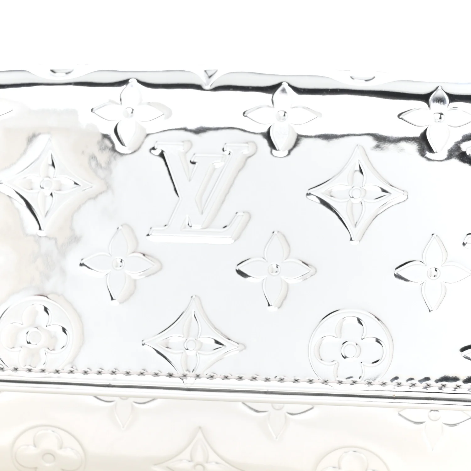Monogram Miroir Pochette Twin Silver