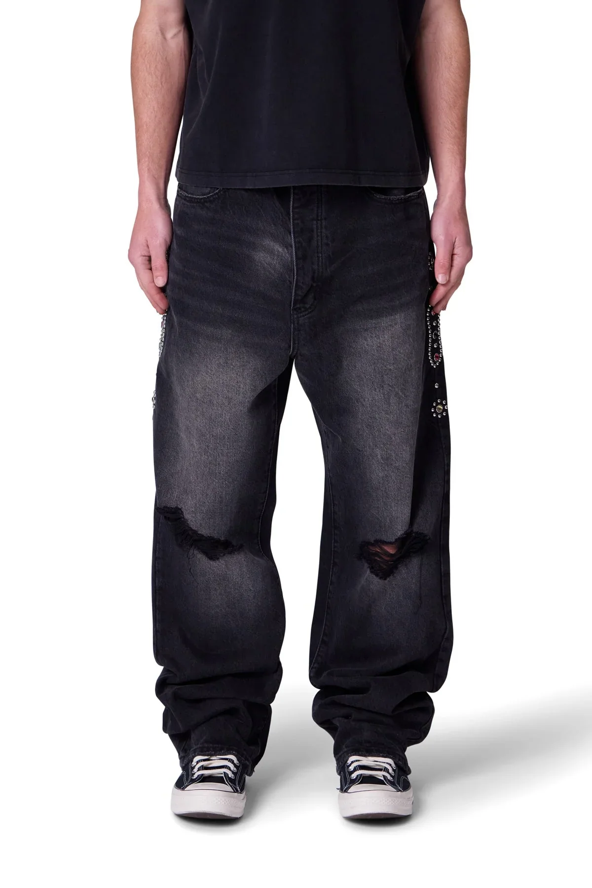 Ultra Baggy Mojave Denim - Washed Black