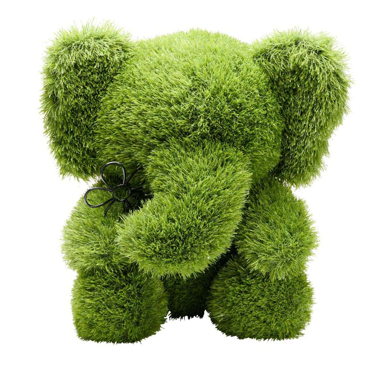 Décoration de jardin à poser gazon vert eléphant 40x35xH50cm