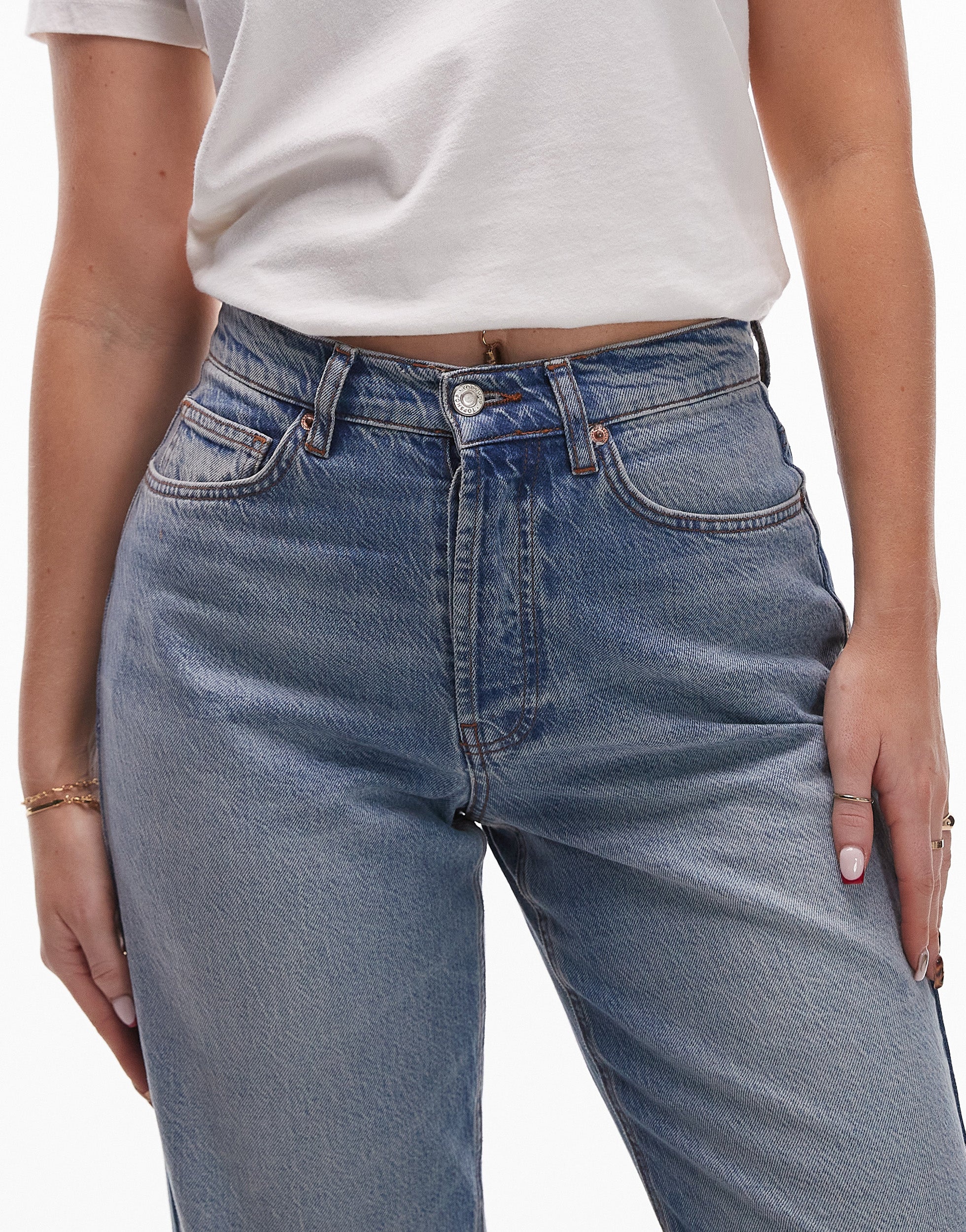 VERO MODA® TOPSHOP Mid rise Straight Fit Jeans