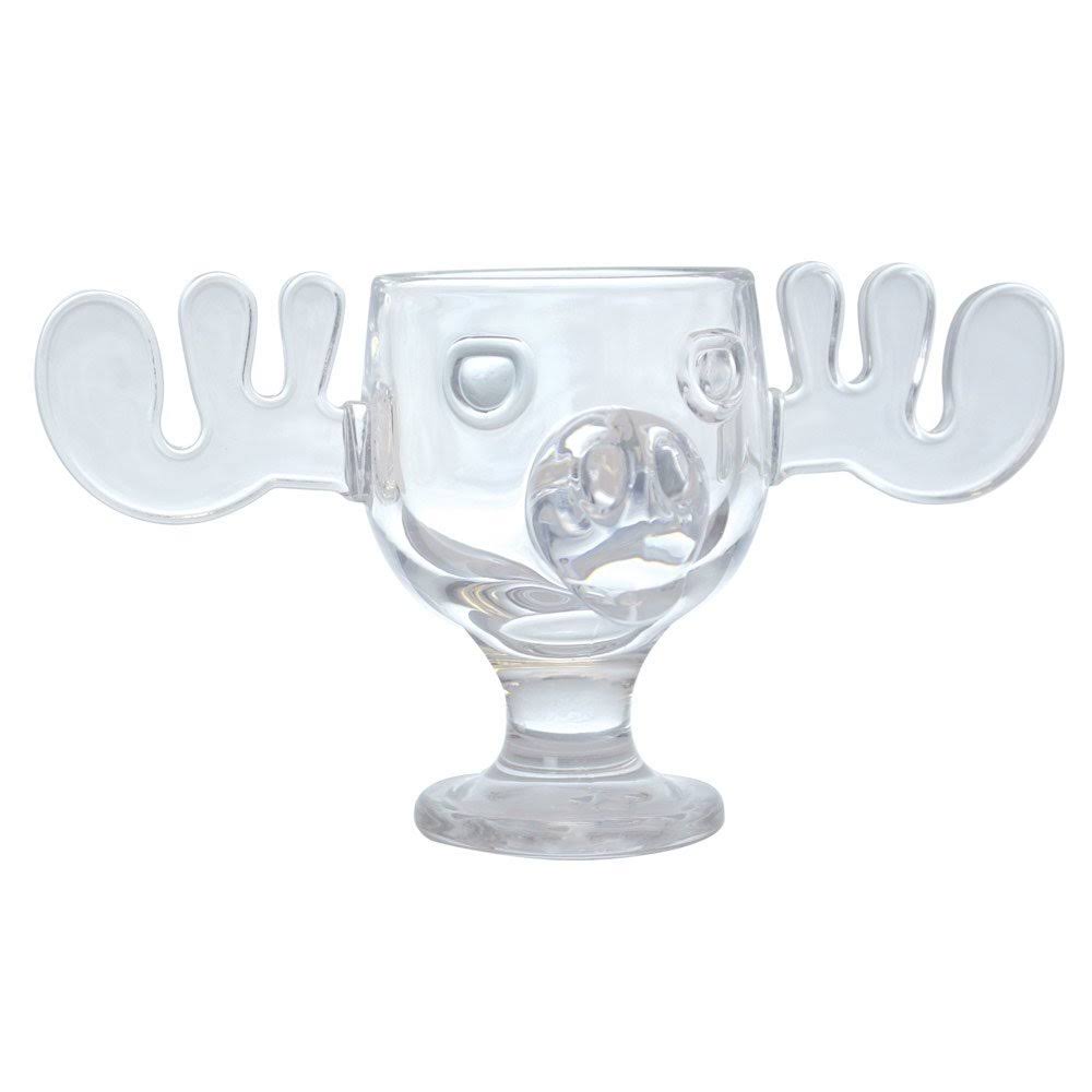 NREOY Officially Licensed National Lampoons Christmas Vacation Glass Moose Mug - Single Mug