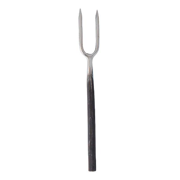 Style gaffel 10 cm svart/sølv