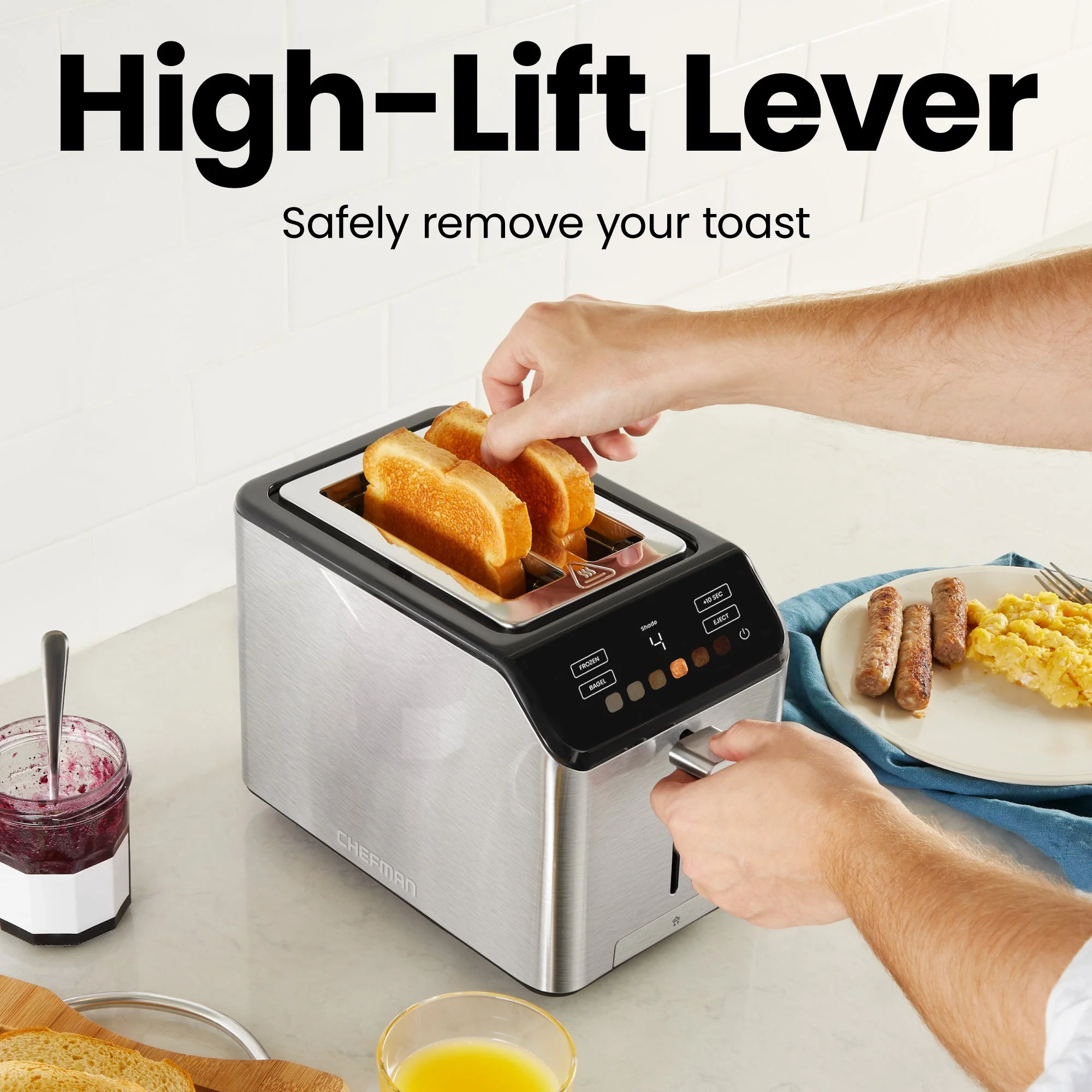 Smart Touch 2 Slice Digital Toaster