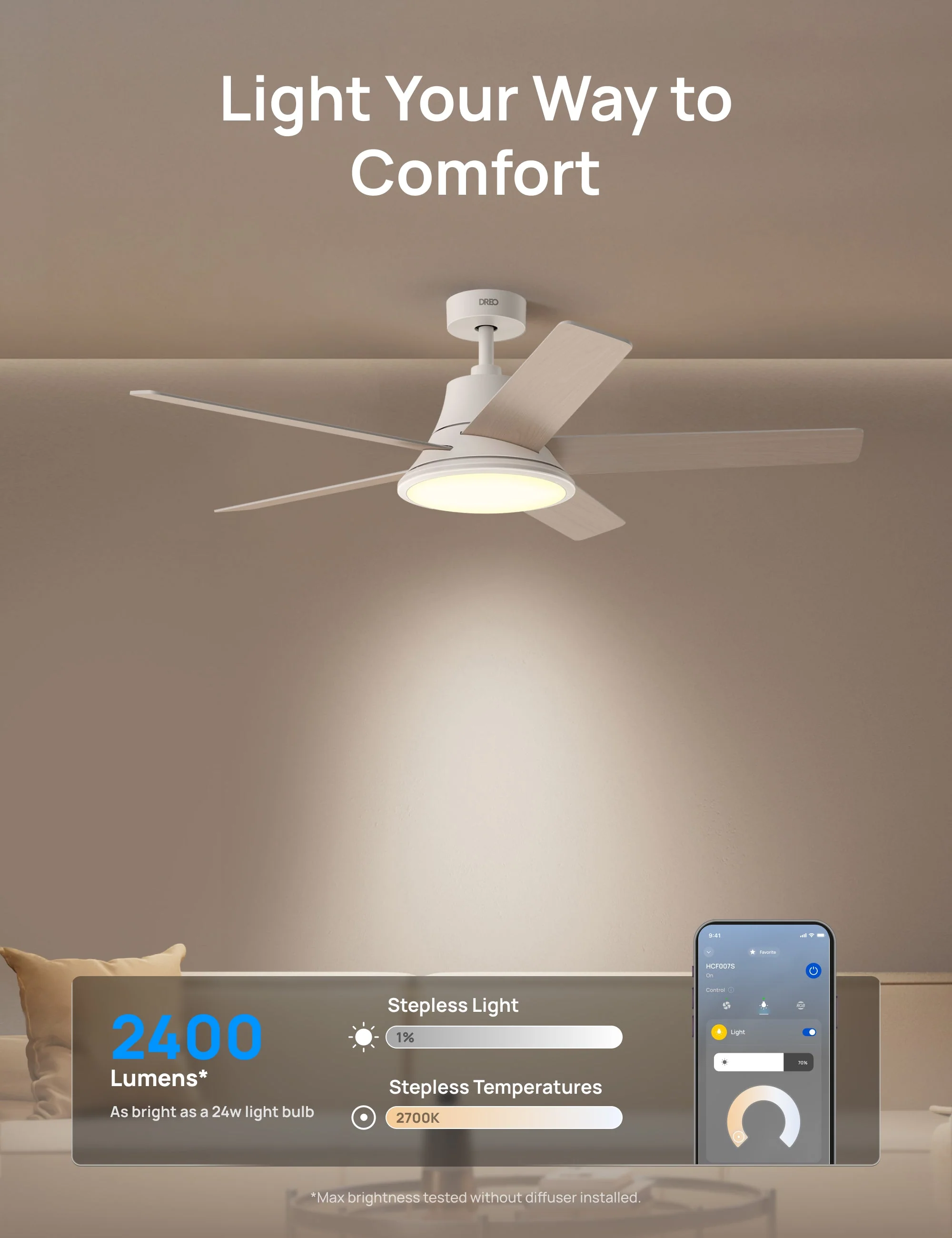 Ceiling Fan 521S (RGBIC)