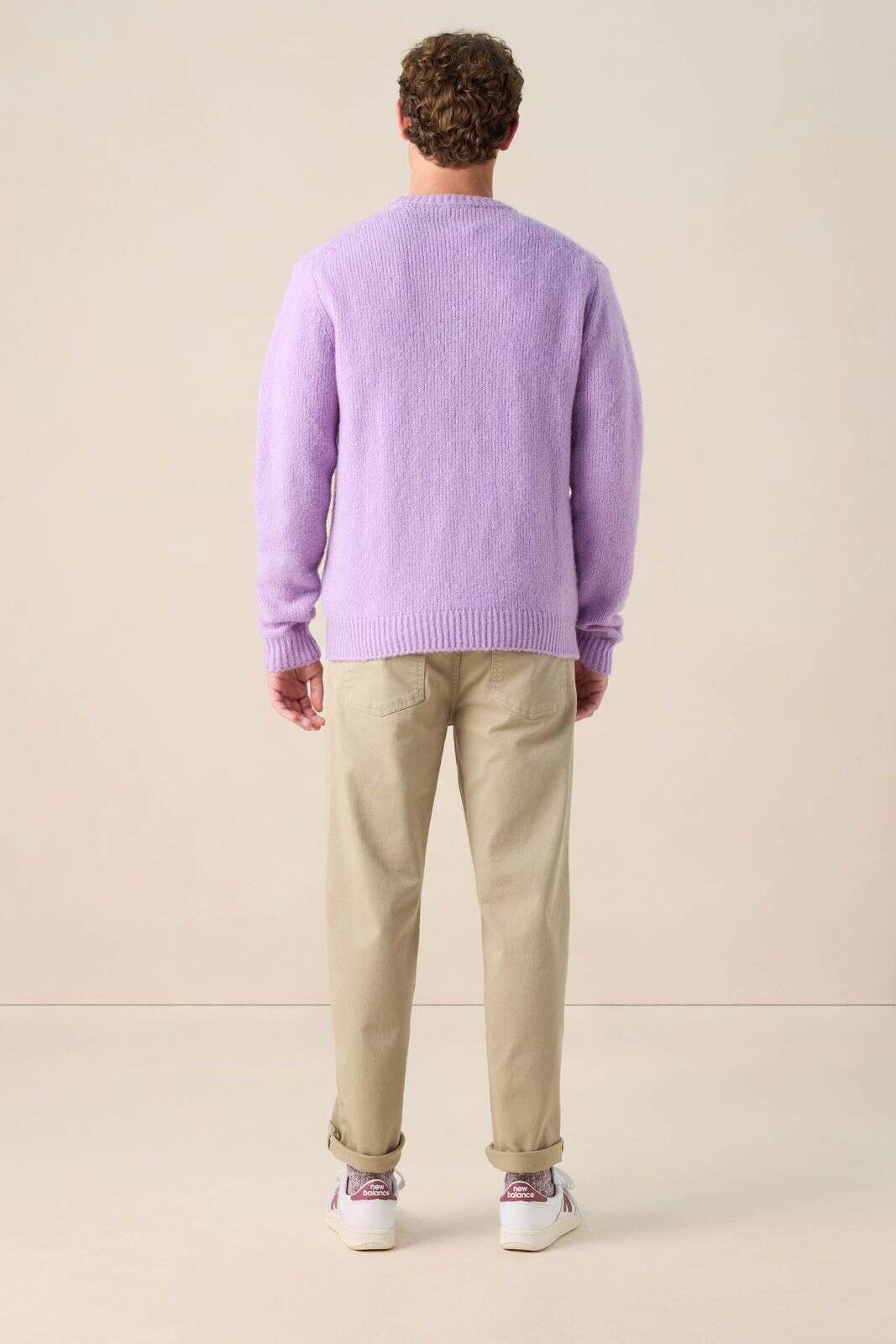 Lichtgroene mid-rise jeans