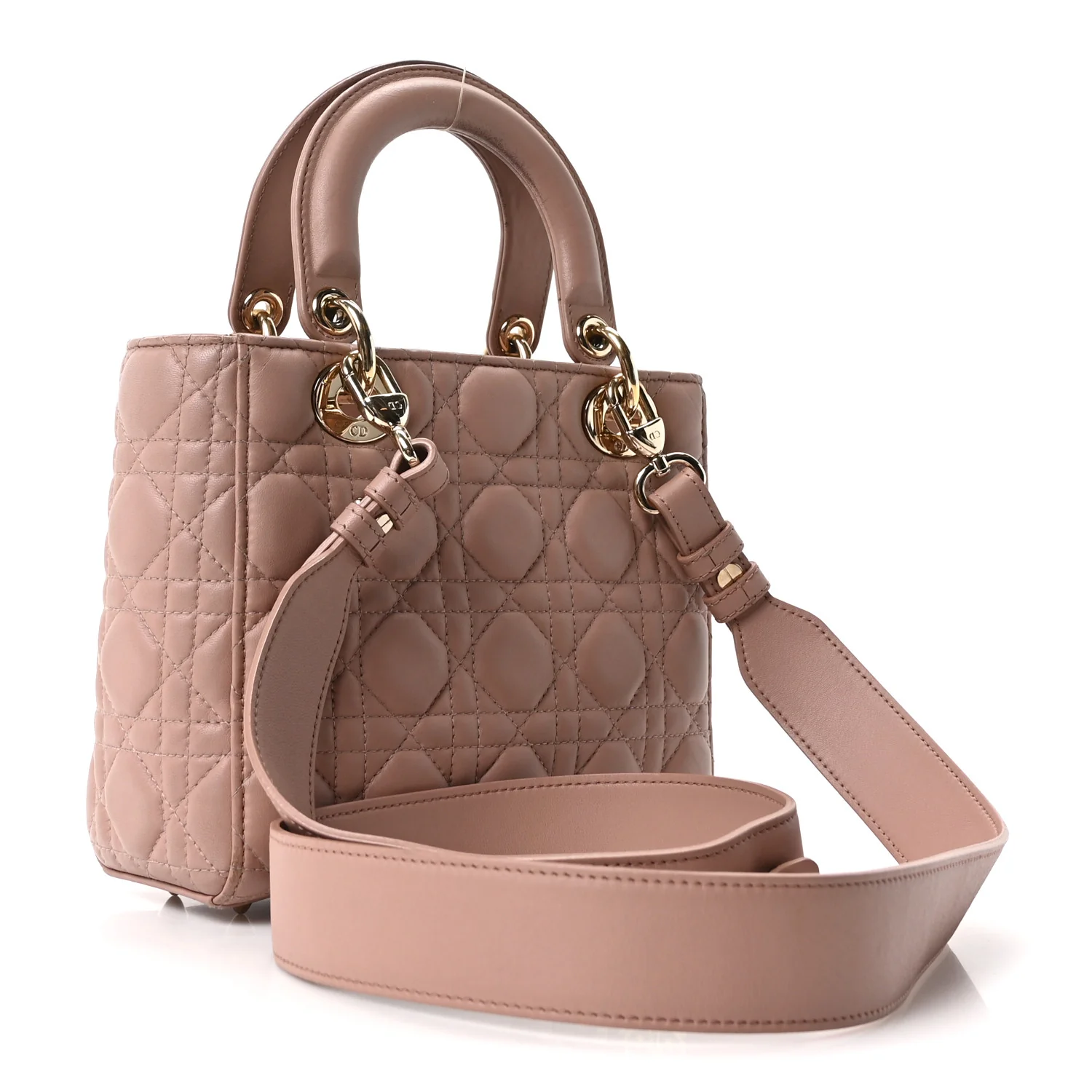 Lambskin Cannage Small My ABC Dior Lady Dior Blush