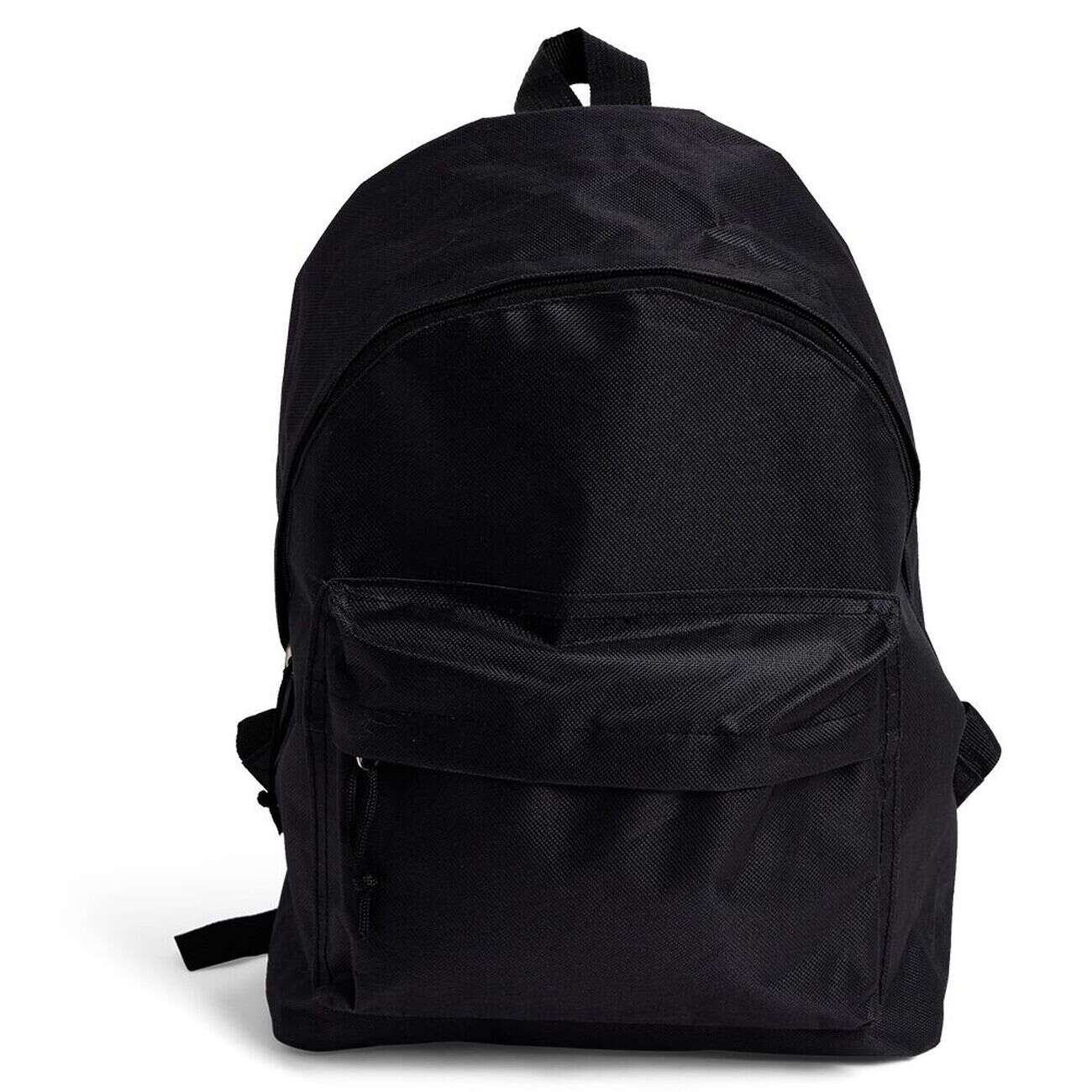 Sac à dos de voyage noir 28x11xH38cm