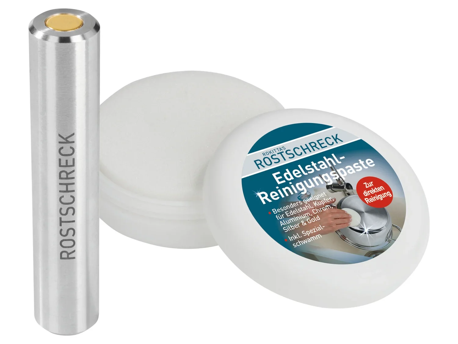 ROKITTA Pte de nettoyage pour acier inoxydable