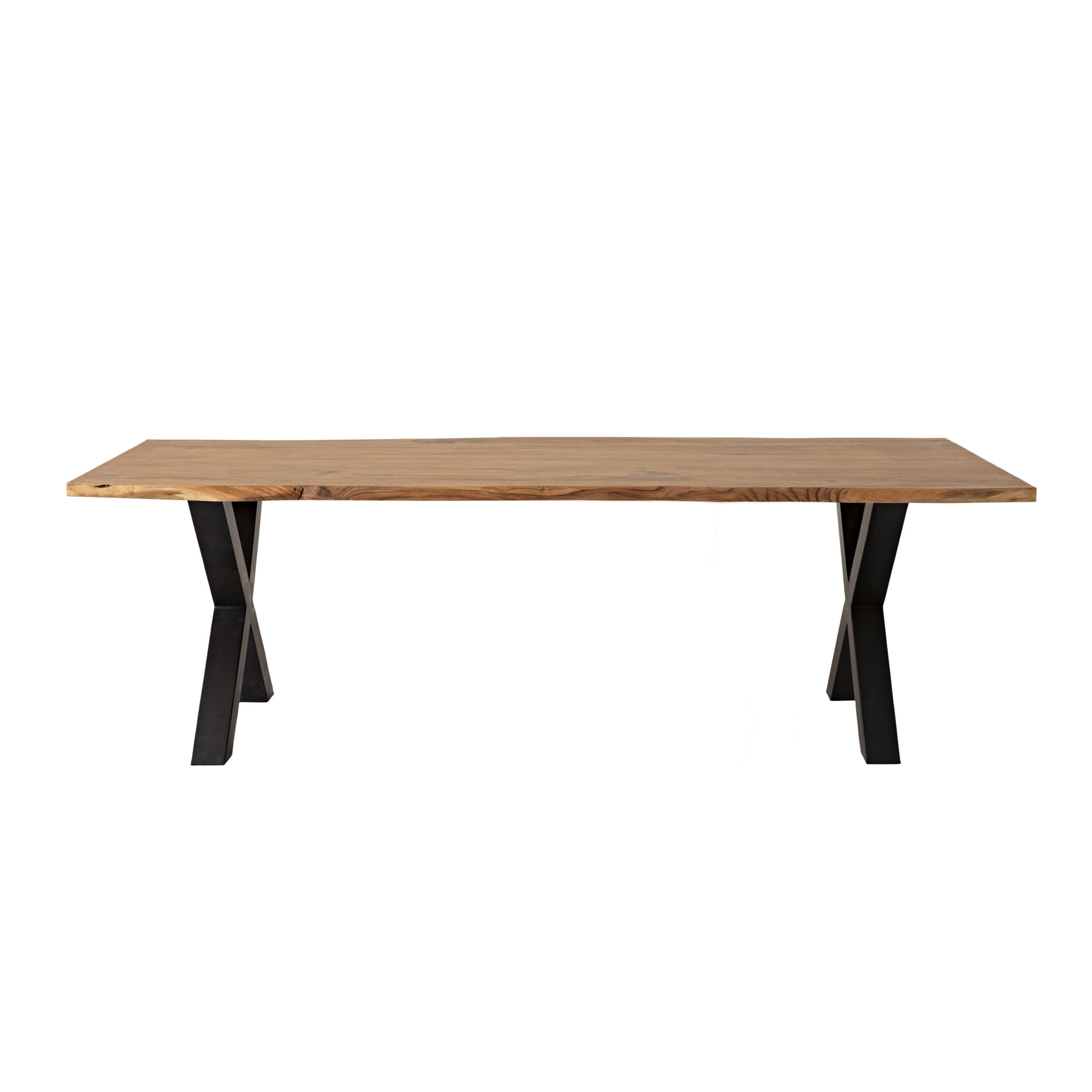 Acacia Live Edge Solid Timber Dining Table 200cm