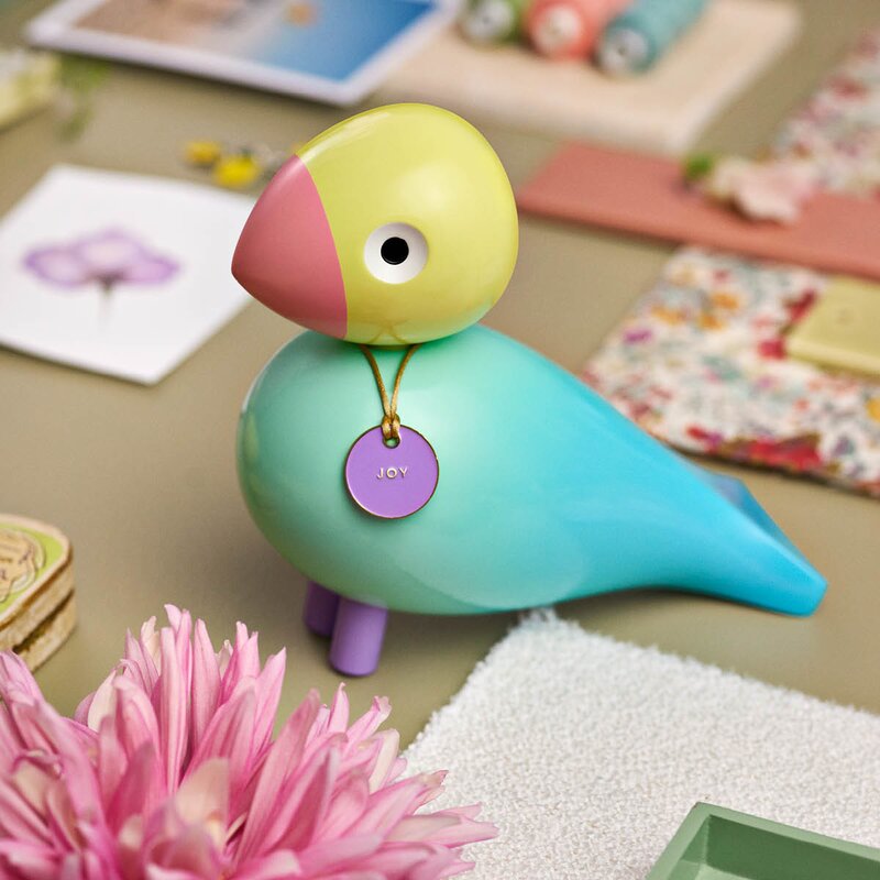 Story Bird sangfugl Joy 15,5 cm aqua