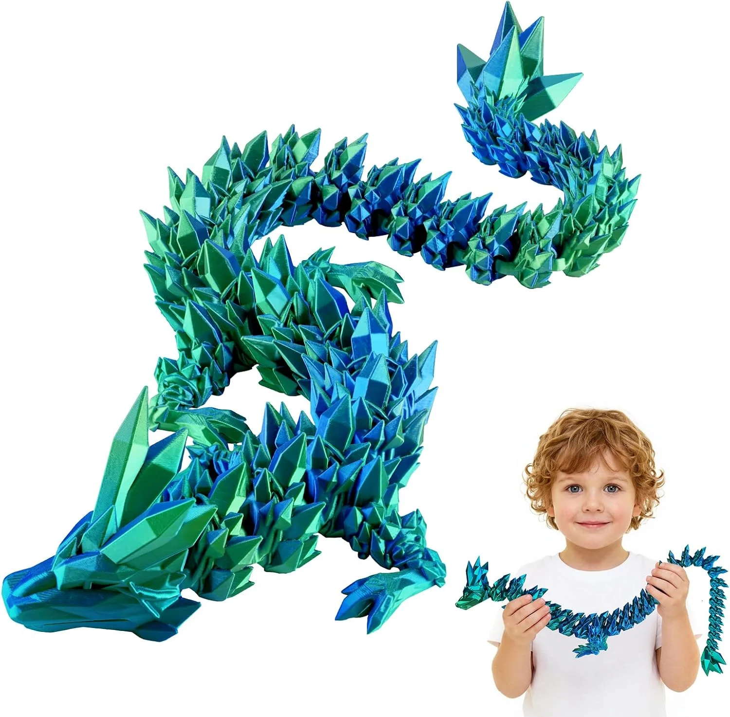 8 3D Printed Dragon Eggs (4 Pack), Unique Easter Basket Stuffers & Fantasy Toys