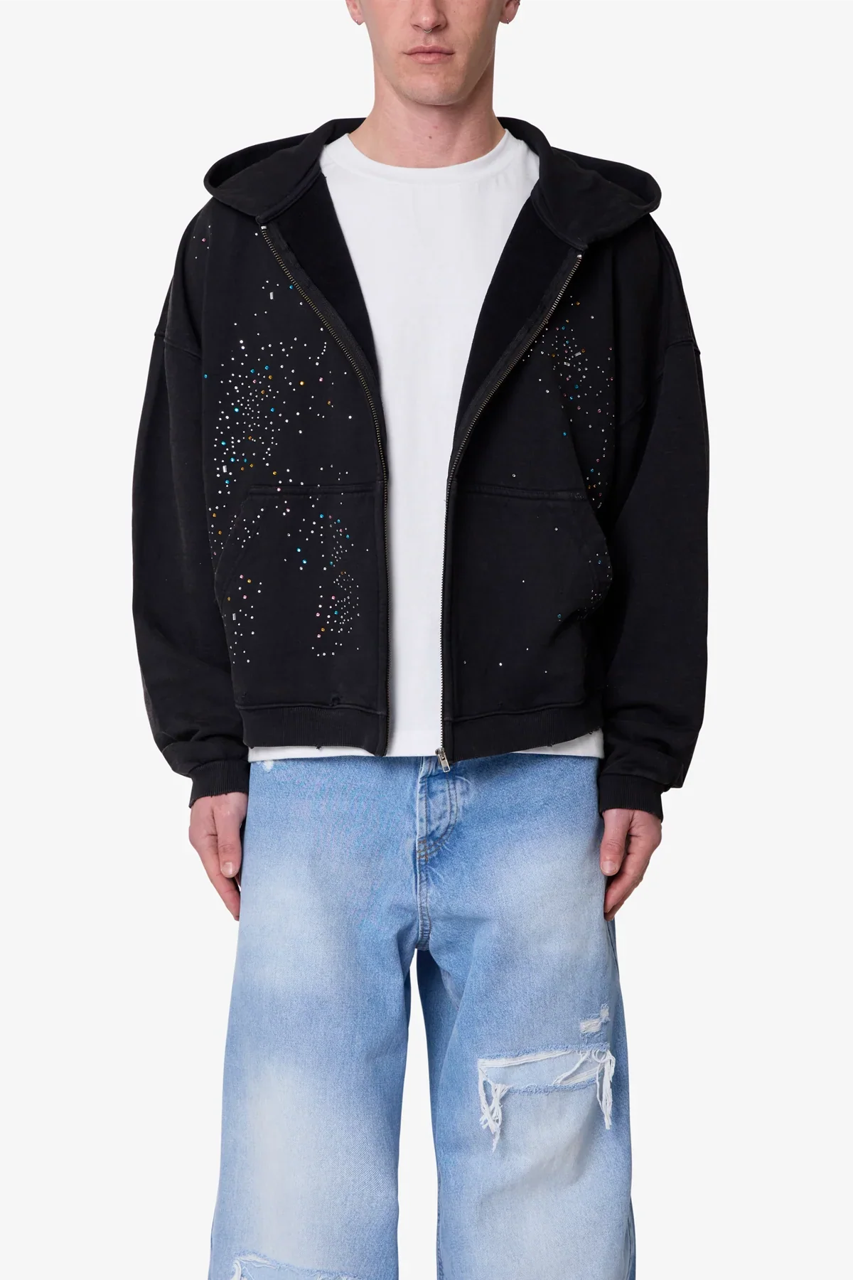Crystal Hoodie - Washed Black