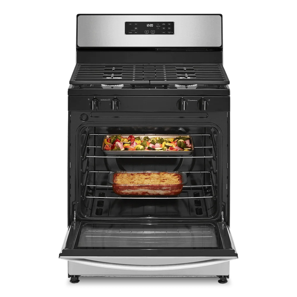WFG320M0MS 30" FREE STANDING GAS RANGE Stainless Steel - Image 2