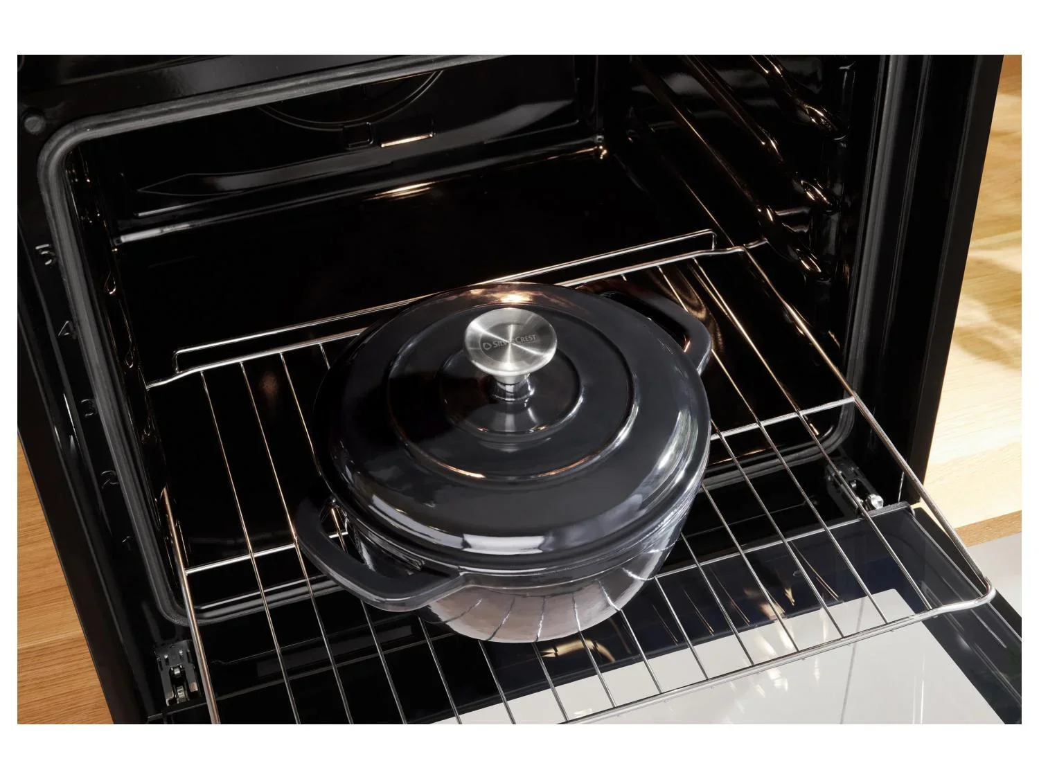 SILVERCREST Faitout en fonte Premium, 22 cm