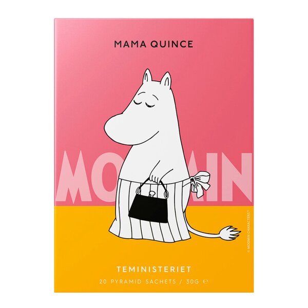 Mummi pyramidepose Mummimamma Quience svart te kvede 20 stk