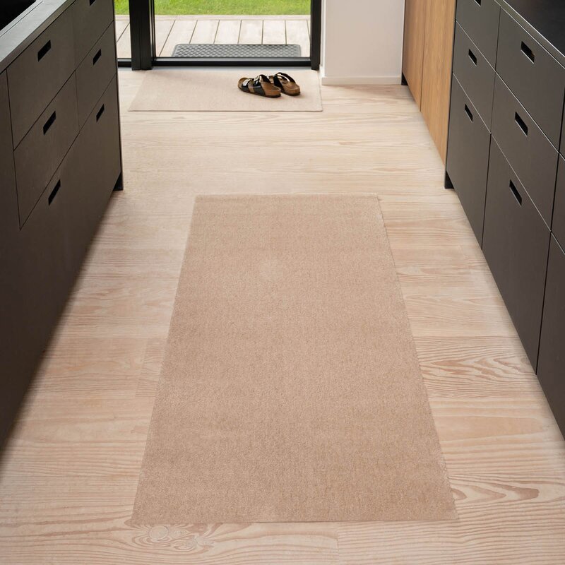 Unicolor gulvmatte 90x60 cm cm ivory