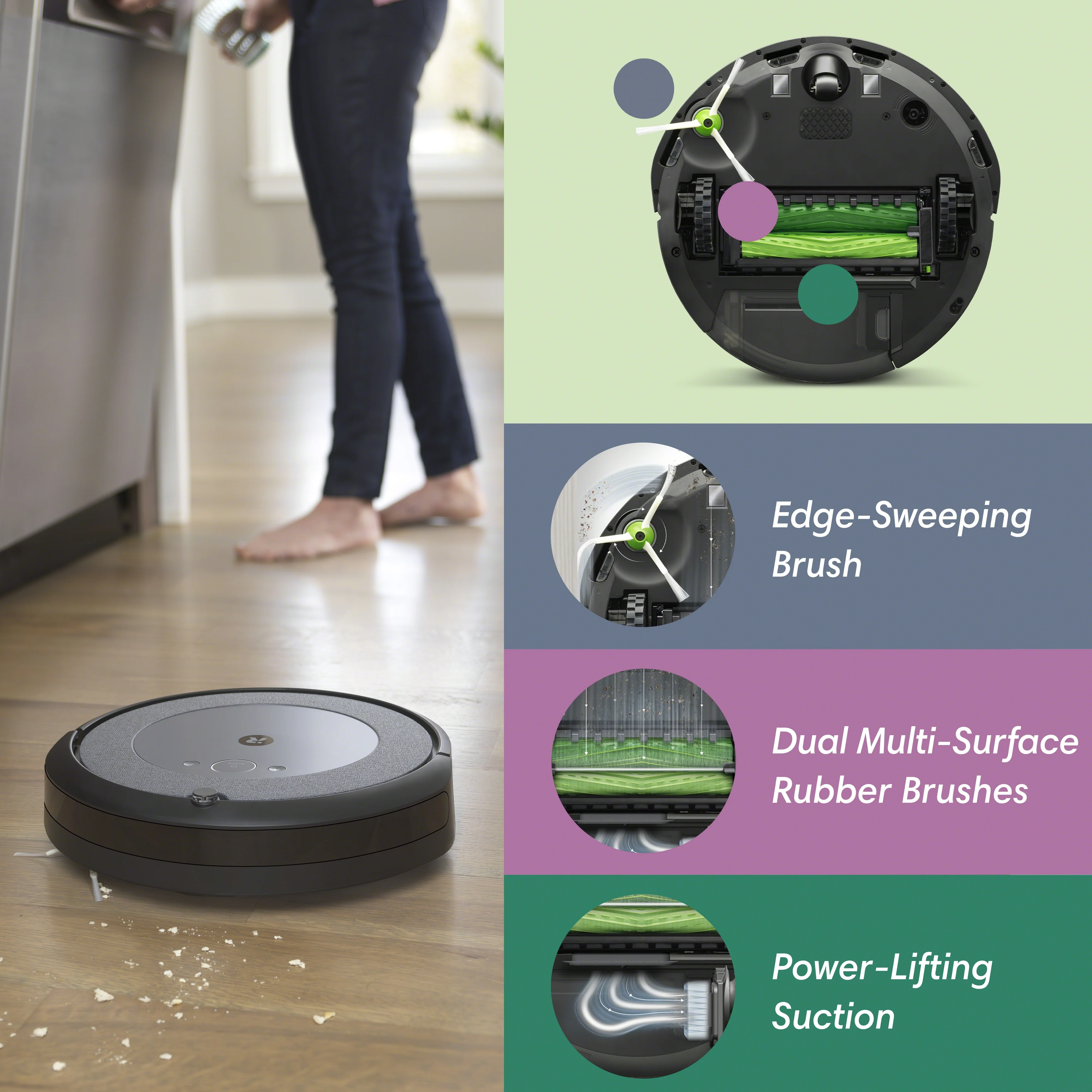 Roomba i4+ Robot Vacuum Self Emptying Smart Navigation Powerful Pick Up - Image 2