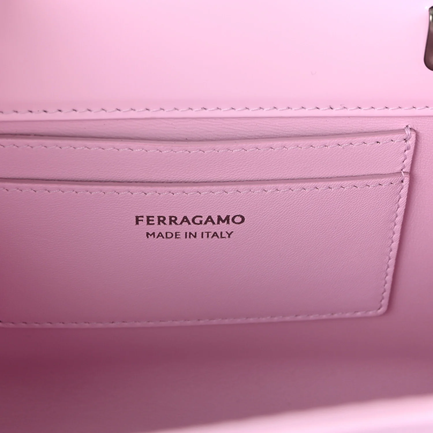 Brushed Calfskin Mini Wanda Top Handle Bag Bubble Gum
