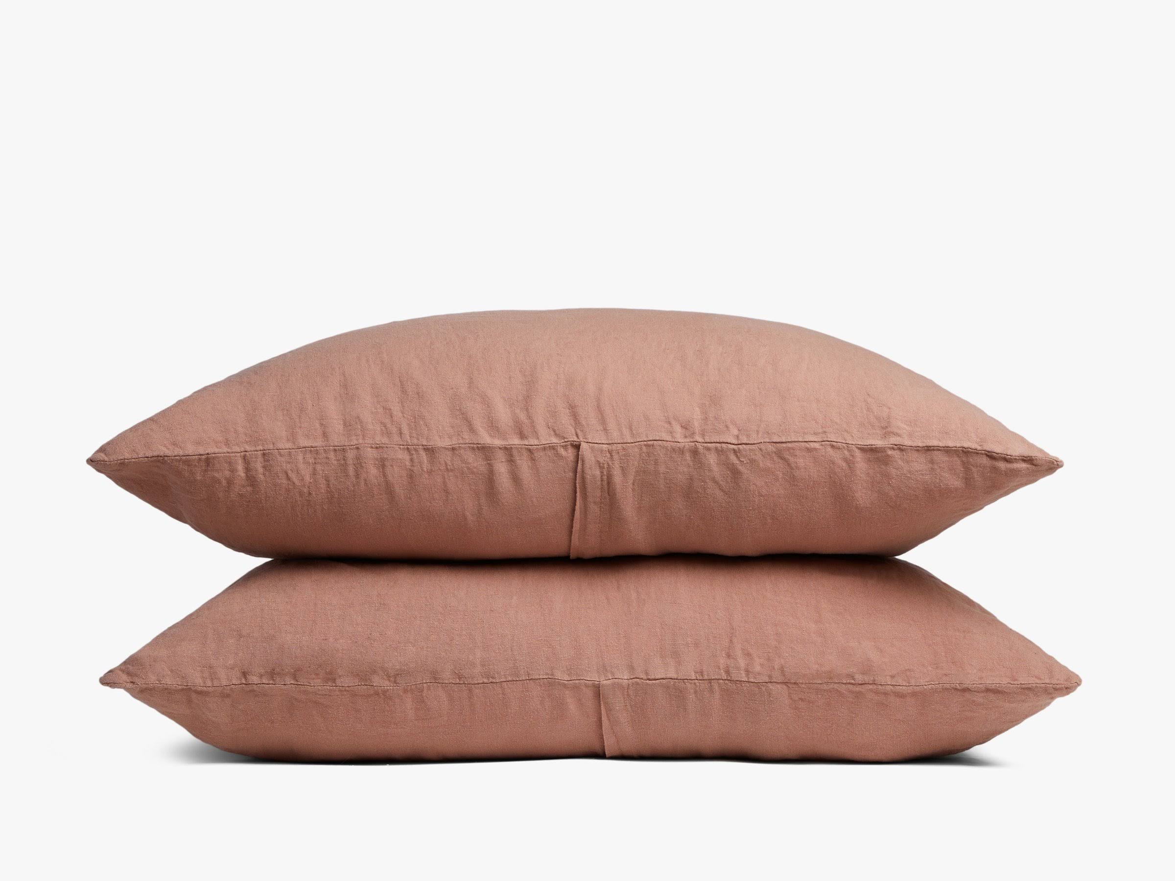 Standard Linen Pillowcase Set in Clay | Made in Portugal | Parachute