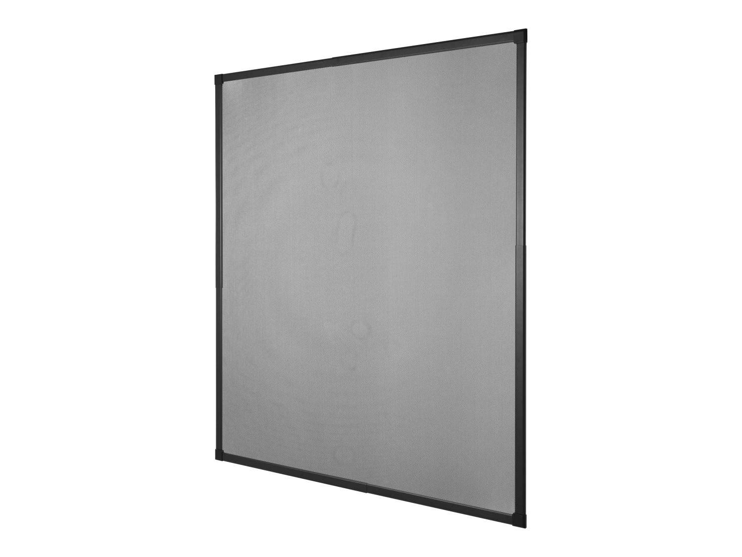 LIVARNO Moustiquaire tlescopique en aluminium, 120 x 140 cm