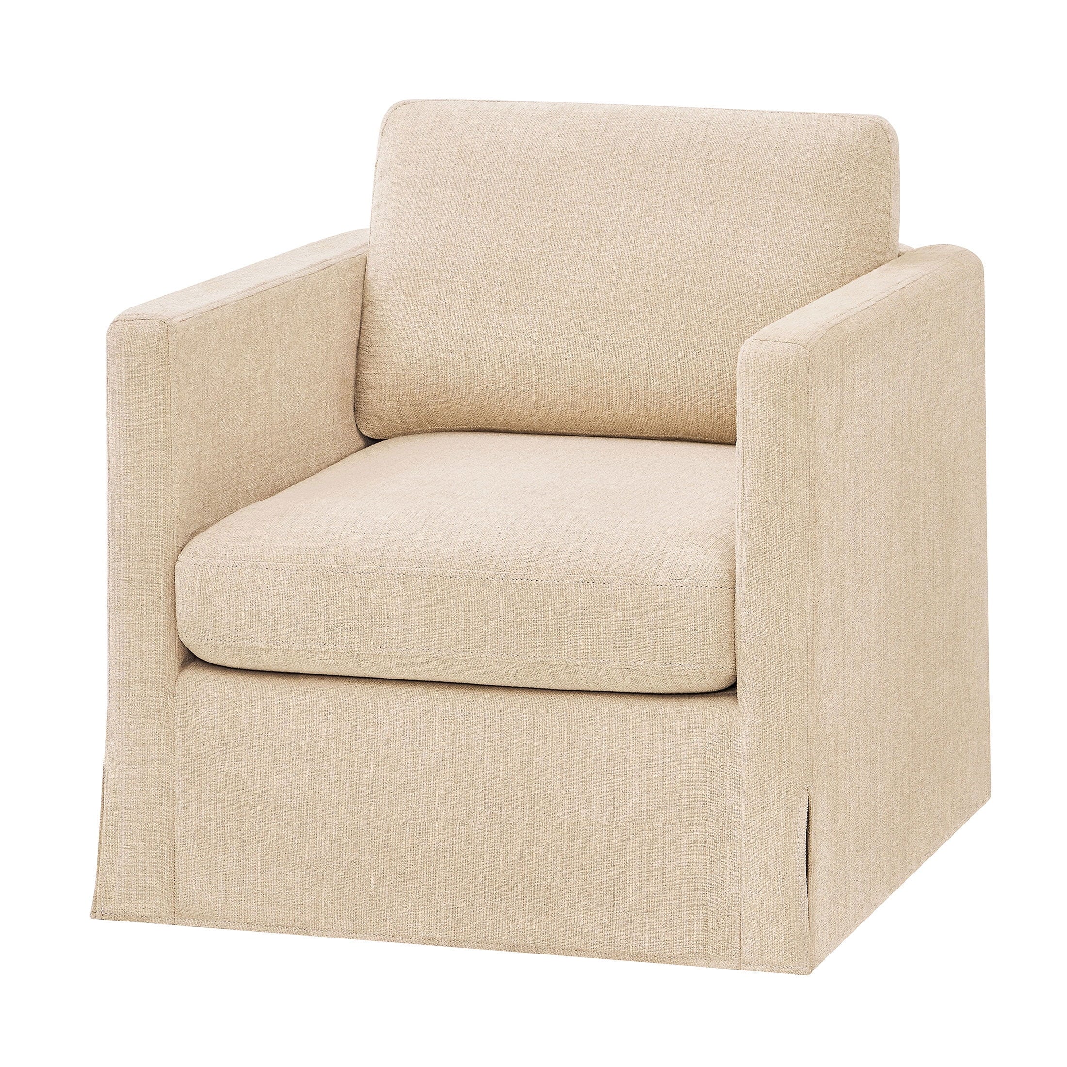 Better Homes & Gardens Waylen Swivel Accent Chair, by Dave & Jenny Marrs, Cream