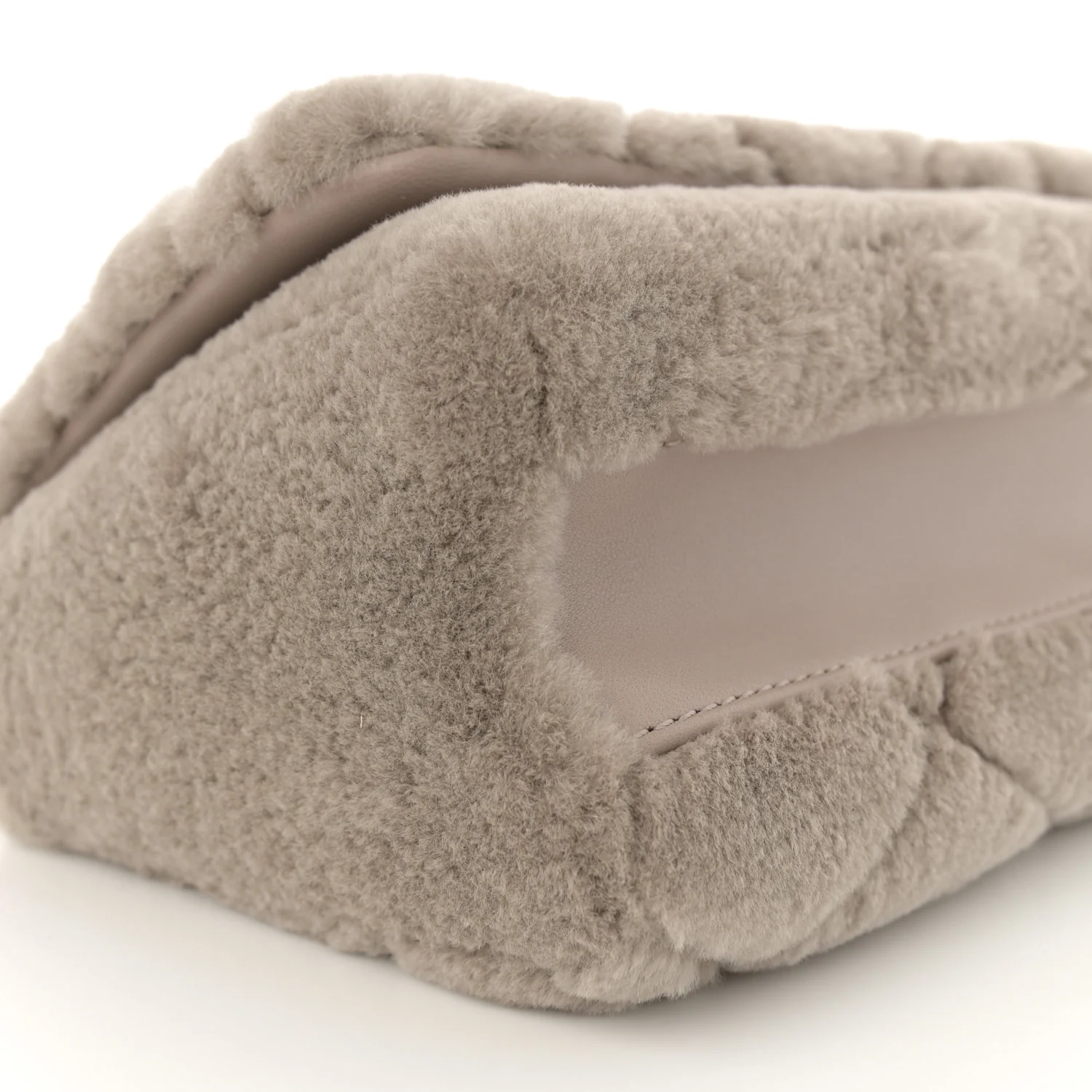 Shearling Malletage Top Handle GO-14 PM Grey