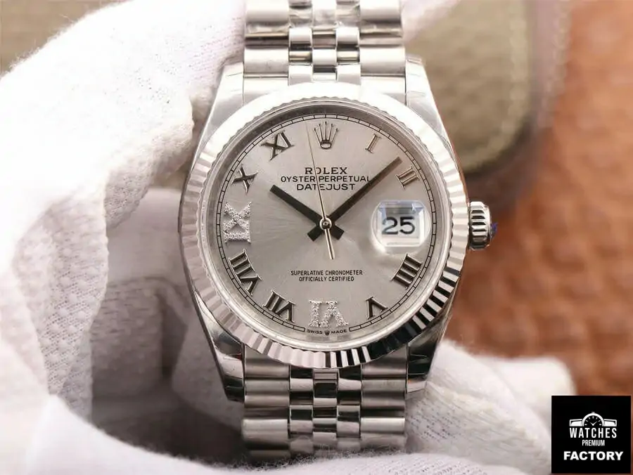 Rolex Datejust M126234-0029 EW Factory Stainless Steel Bezel