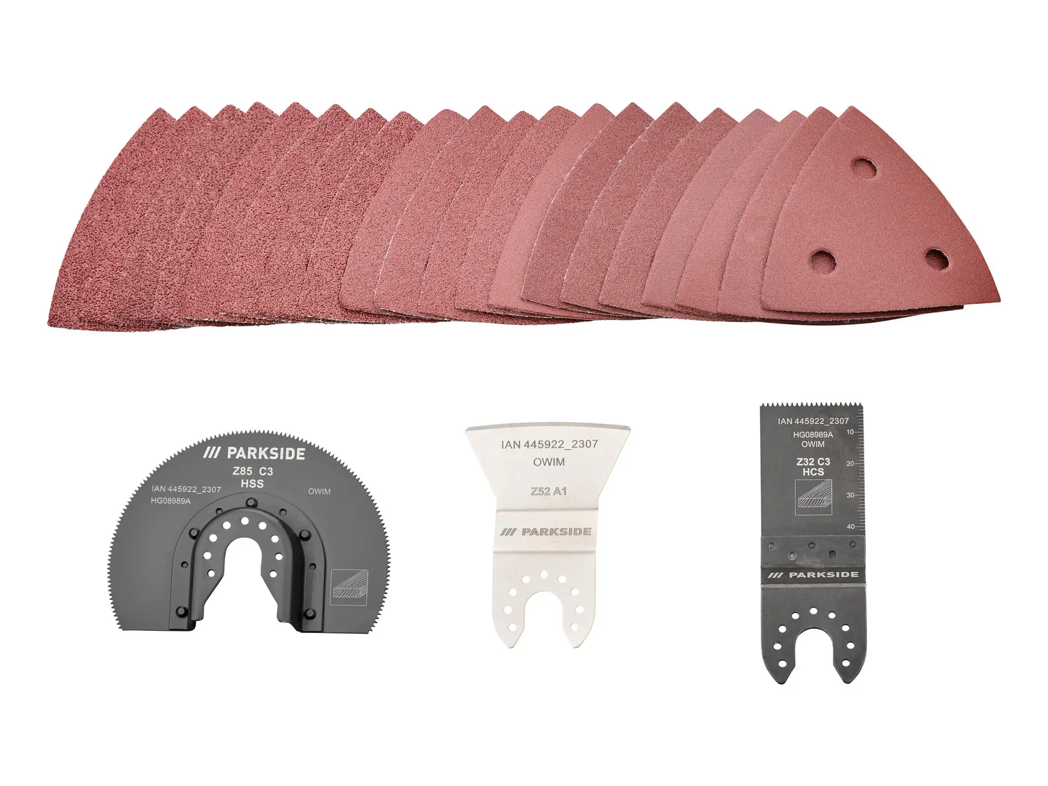 PARKSIDE Accessoires pour outil multifonction
