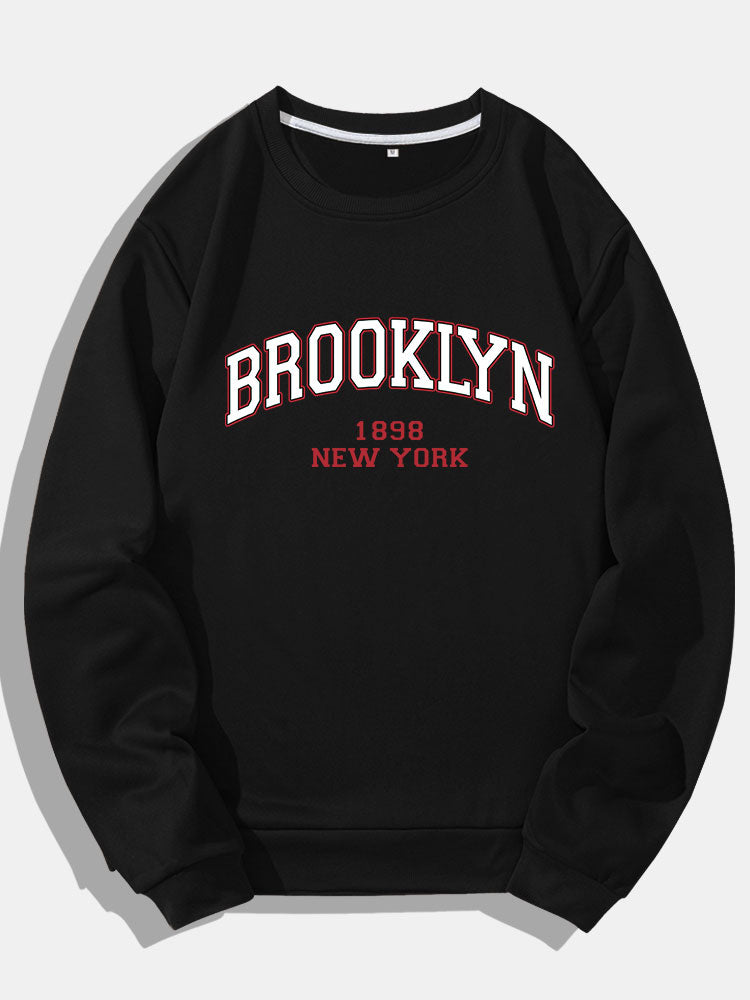 Sweat-shirts à col rond imprimés Brooklyn