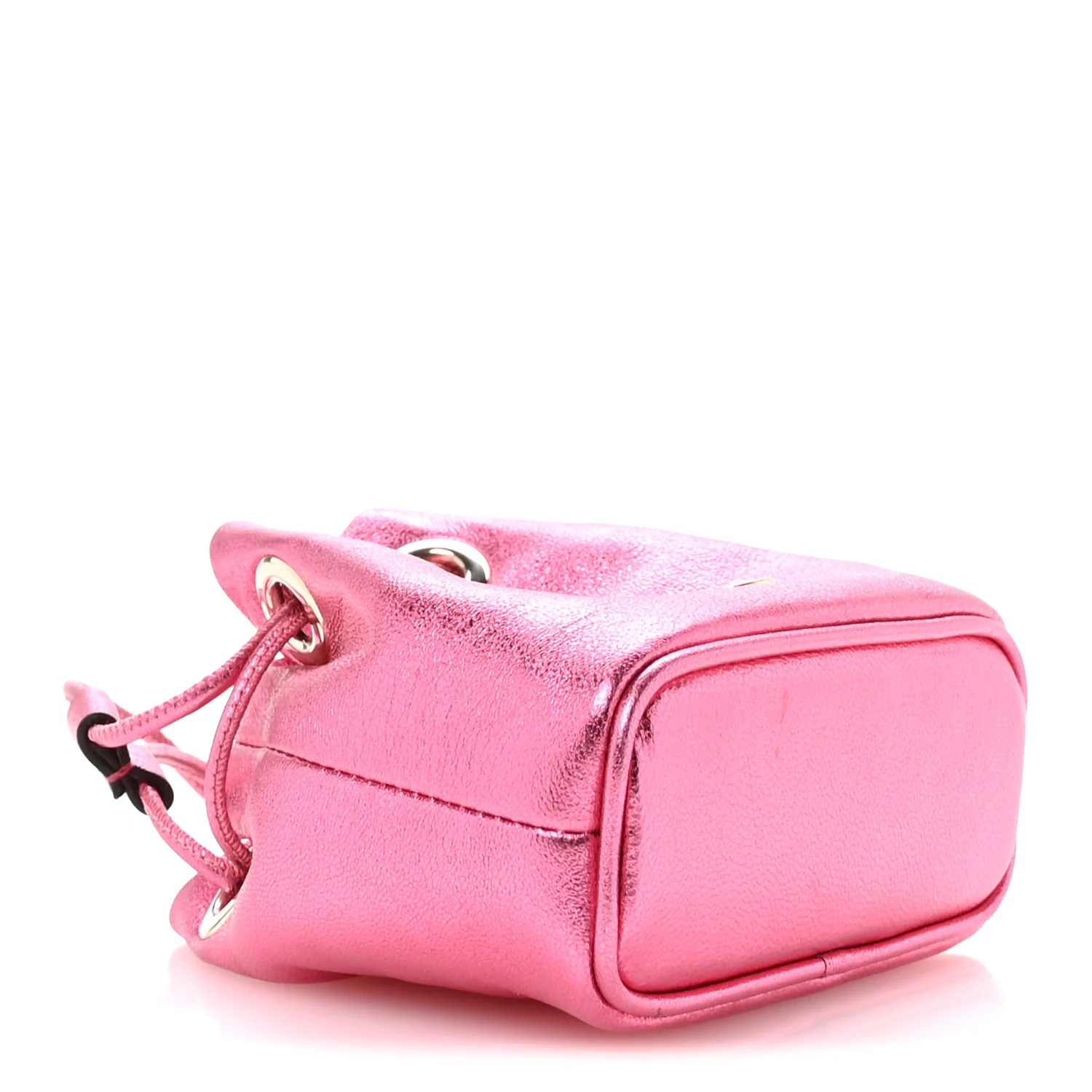 Metallic Nappa Mini Marcheline Shoulder Bag Peony