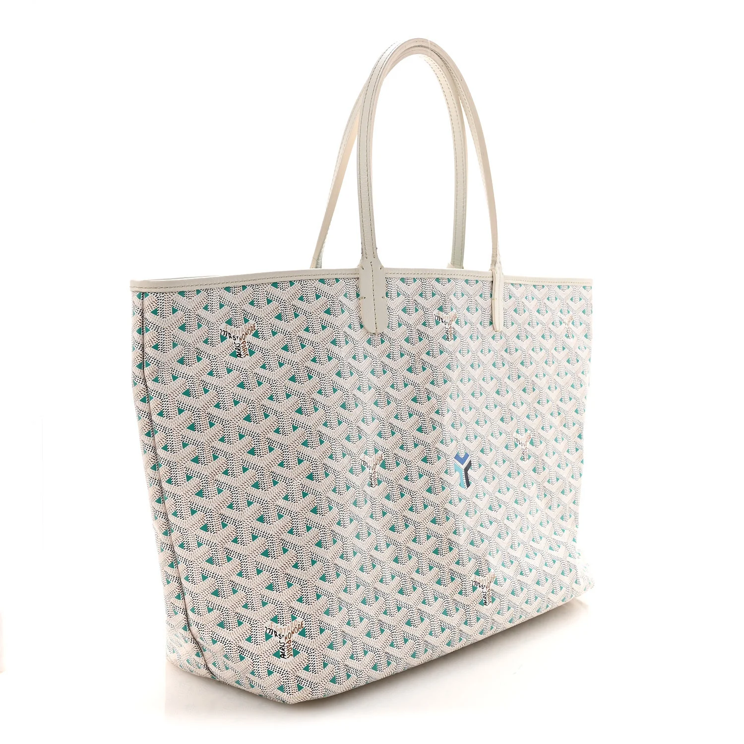 Goyardine Saint Louis Claire Voie PM White Opaline
