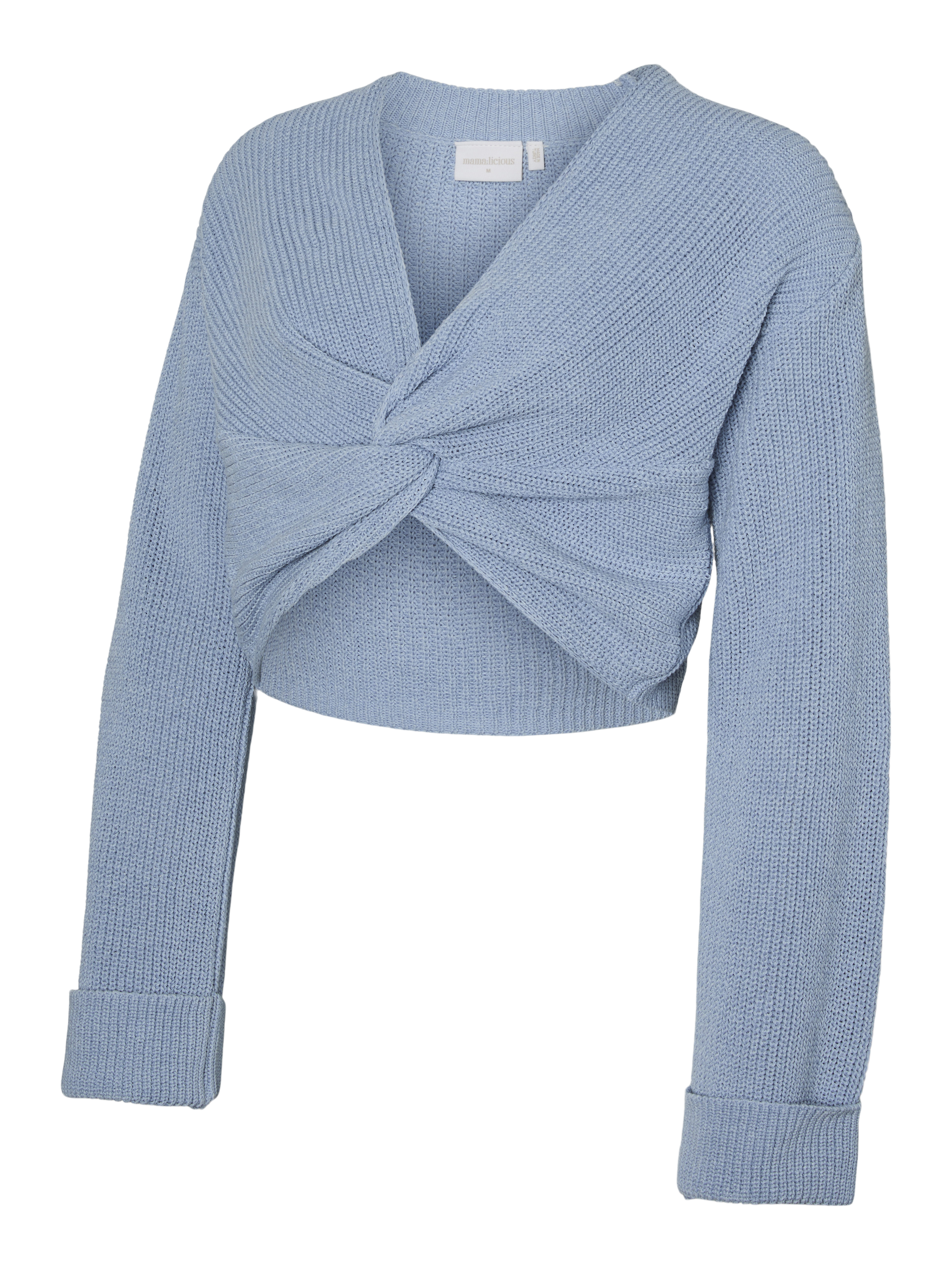 VERO MODA® Regular Fit V-Neck Fold-up cuffs Dropped shoulders Pullover