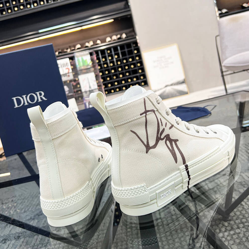 B23 CACTUS JACK DIOR HIGH-TOP SNEAKER