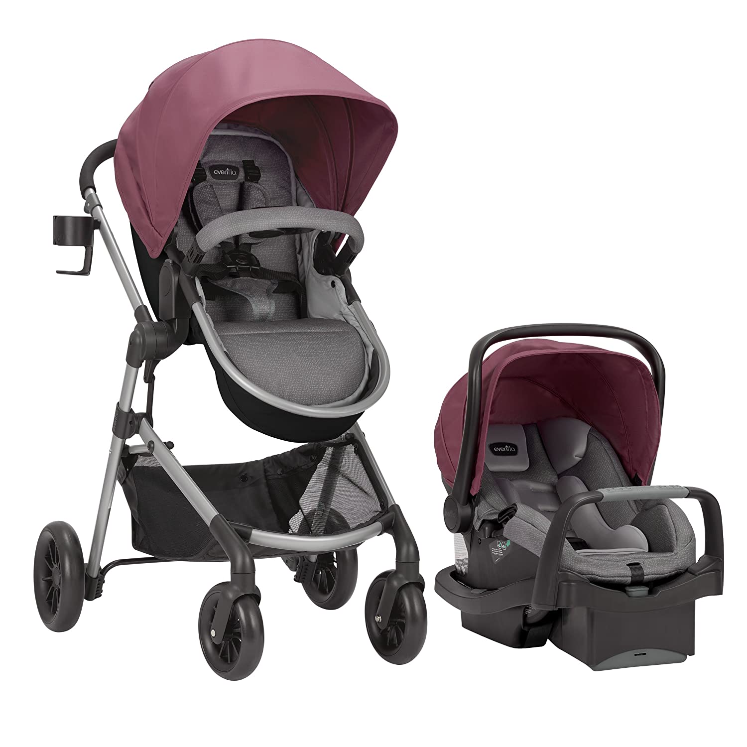 Système de voyage modulaire Evenflo Pivot avec siège auto SafeMax