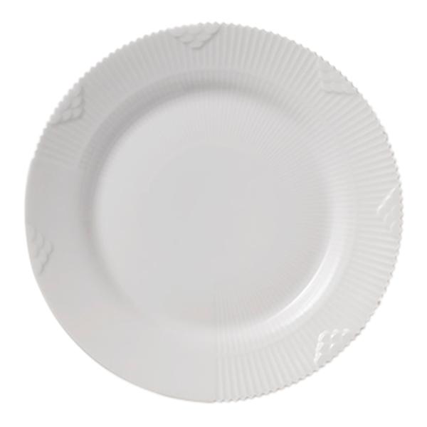 White Elements tallerken flat 19 cm