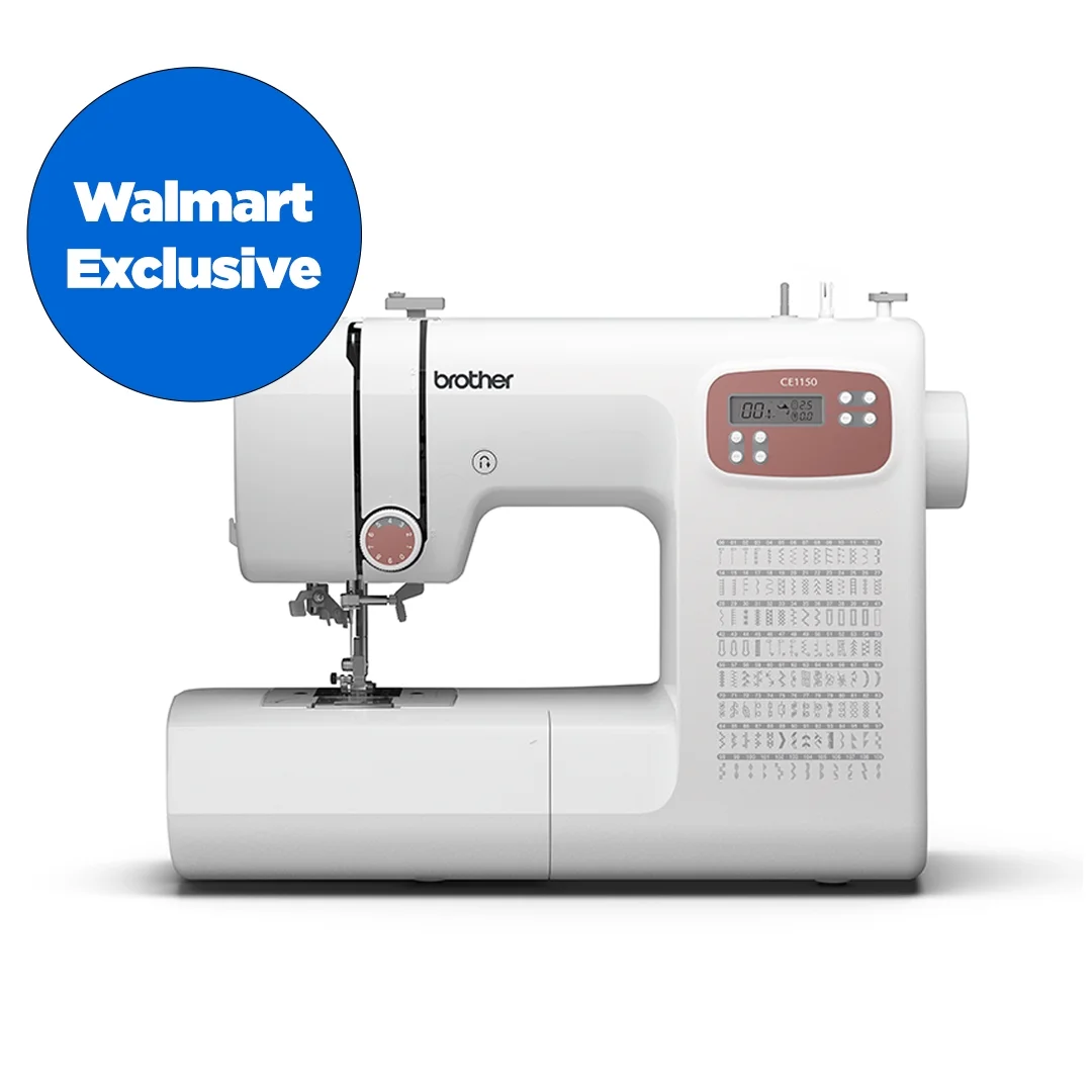 Brother CE1150 110 - Stitch Computerized Sewing Machine with Auto Needle Threader, LCD Display & Wide Range of Stitches