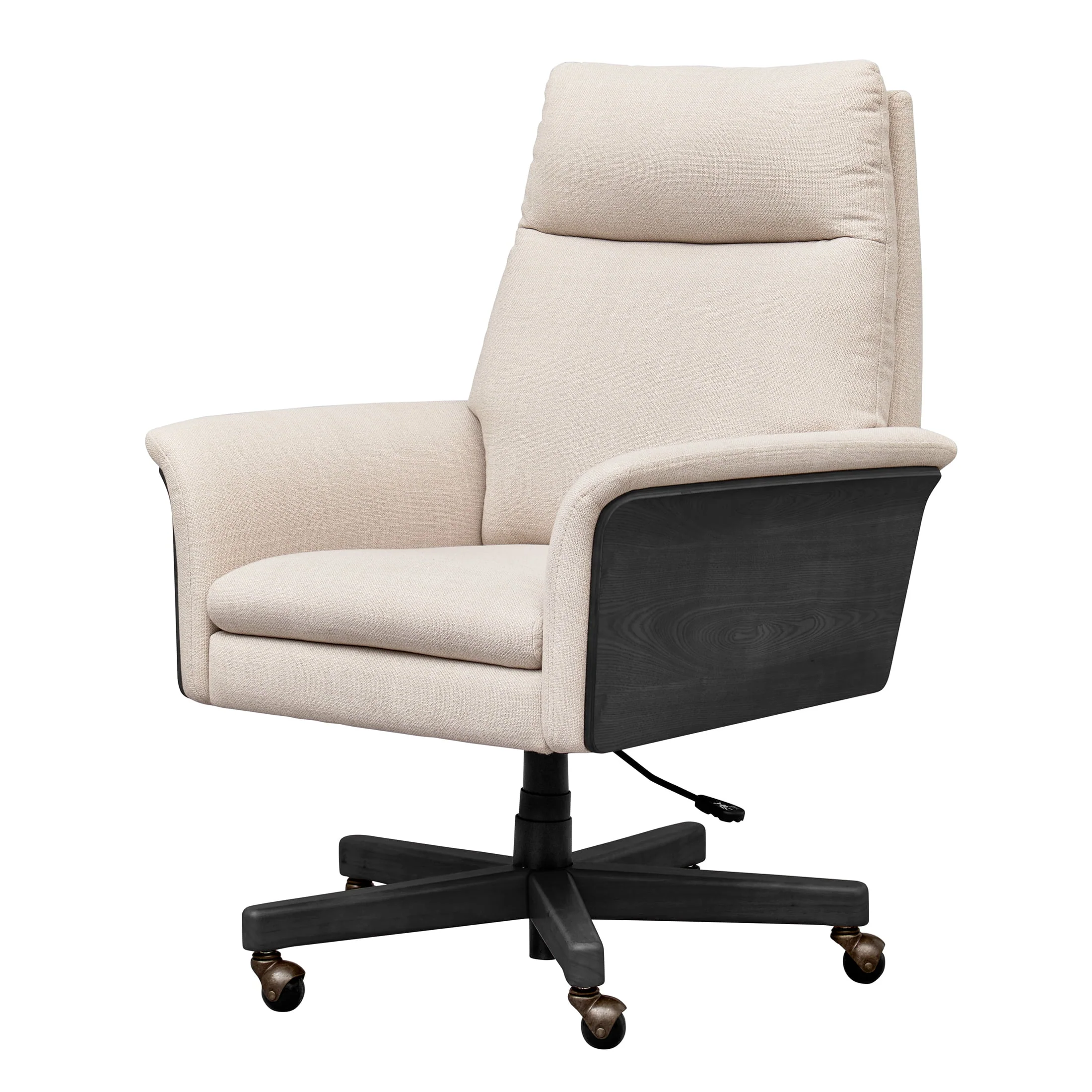 Better Homes & Gardens Juliet Tall Back Office Chair, Olive and Light Honey Finish