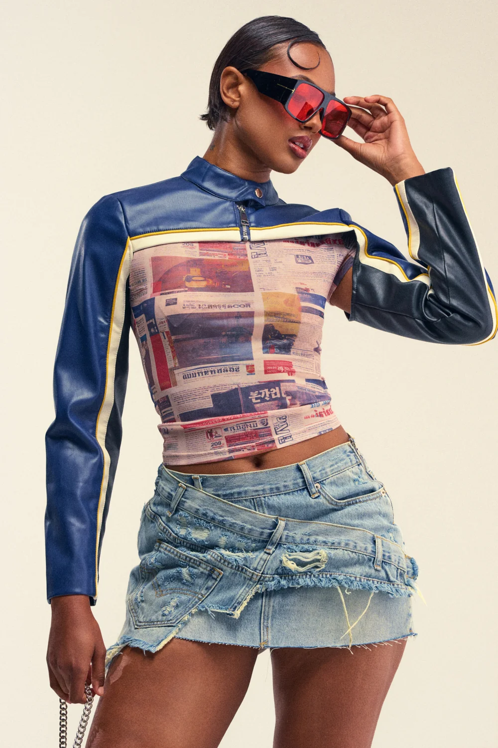 CAN I KICK IT BOLERO IN NAVY - Akira Store