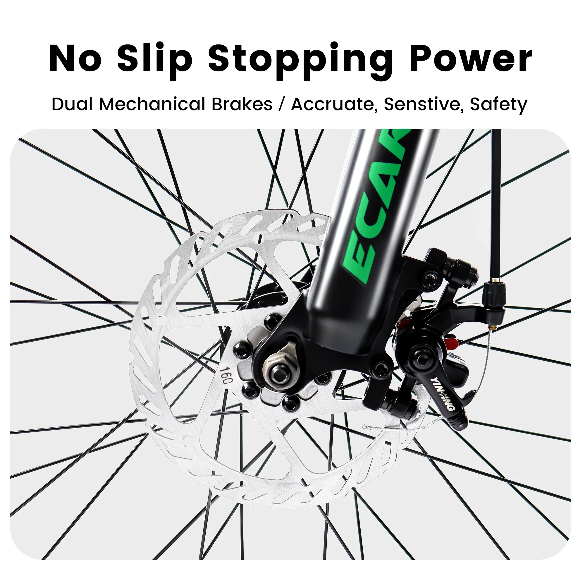 27.5 inch Full Suspension Mountain Bike, Front and Rear Dual Shock Absorbers, Mechanical Disc Brakes, 21-Speed, Suitable for Men and Women, Ideal for Travel and Fitness Enthusiasts(Grey) - Image 2