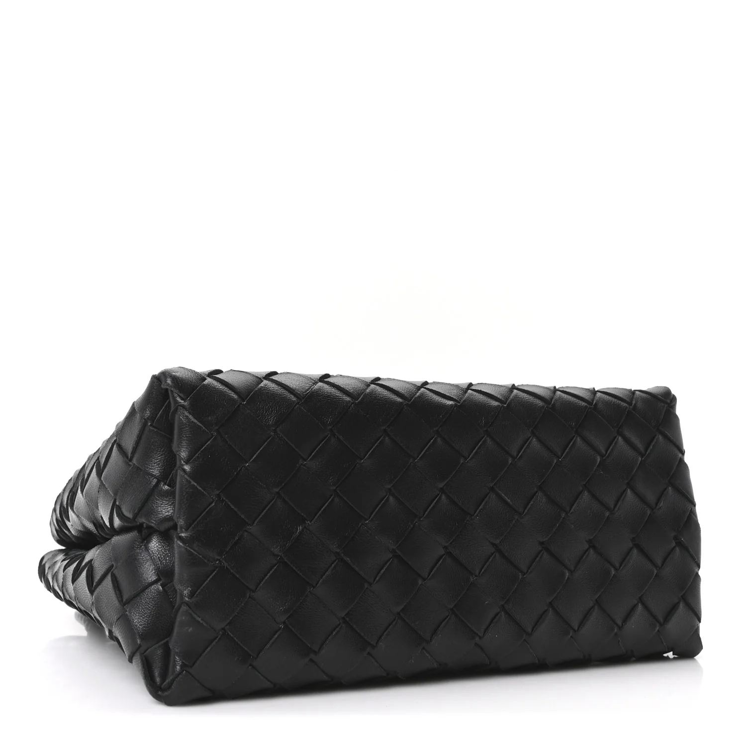 Nappa Intrecciato Small Andiamo Shoulder Bag Black