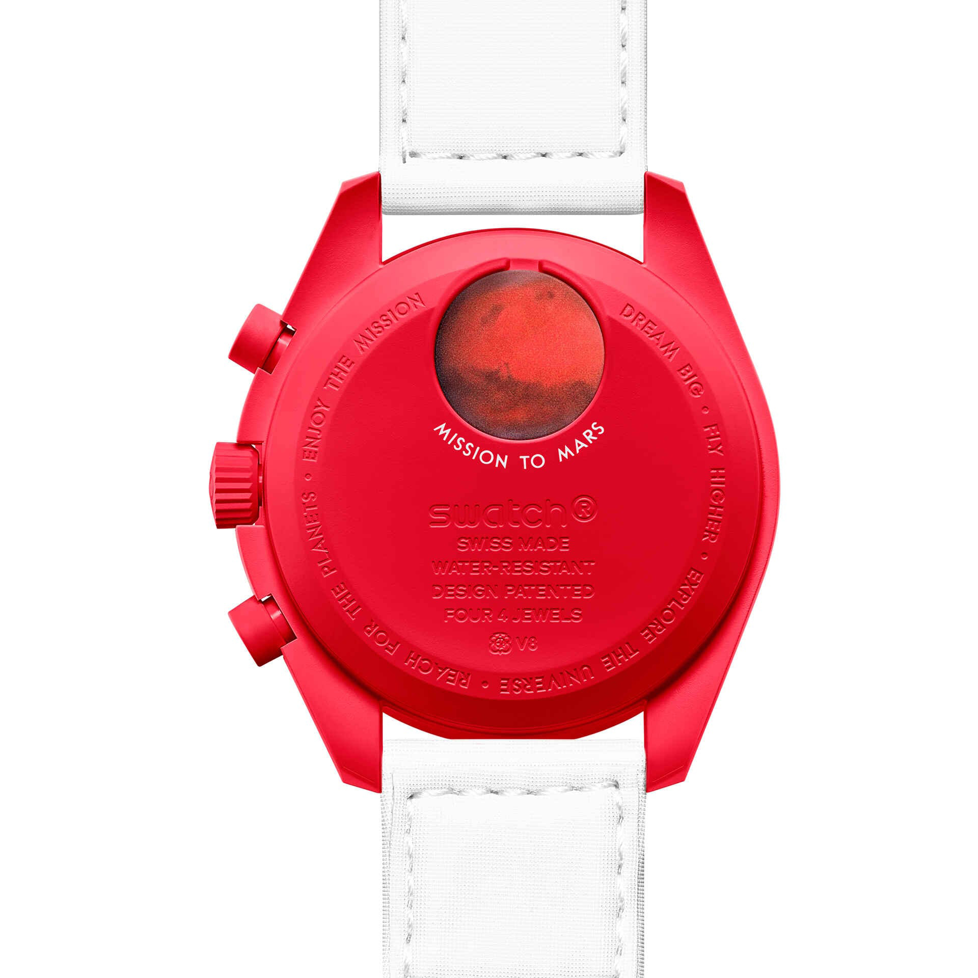 [Super Clone]Swatch x Omega SO33R100 Bioceramic Moonswatch Mission to Mars