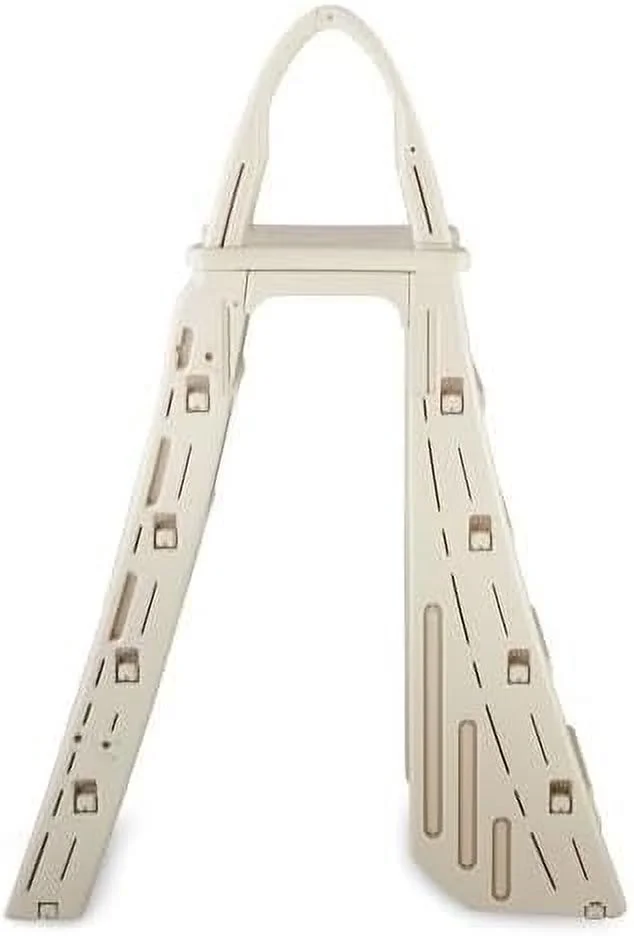 Confer Plastics a - Frame 7200 Above Ground Adjustable Pool Roll - Guard Safety Ladder