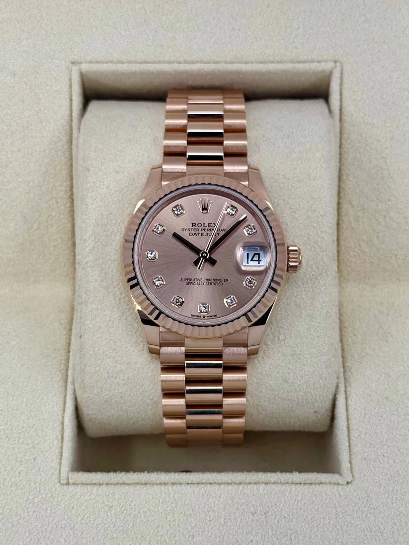 【Super Clone】RLX Datejust m278275-0031 Rosé Dial 31mm