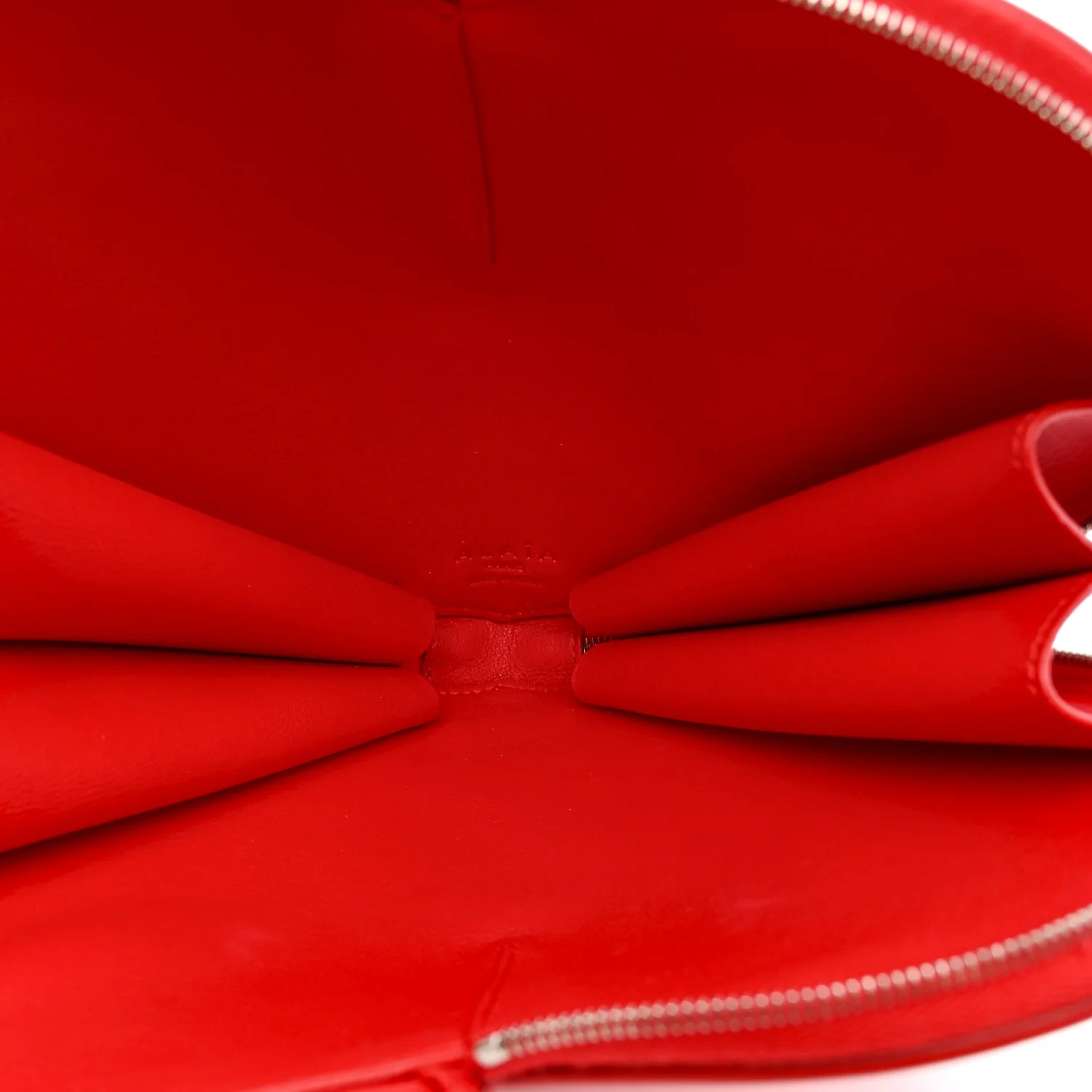 Patent Calfskin Le Coeur Bag Rouge Vermillon